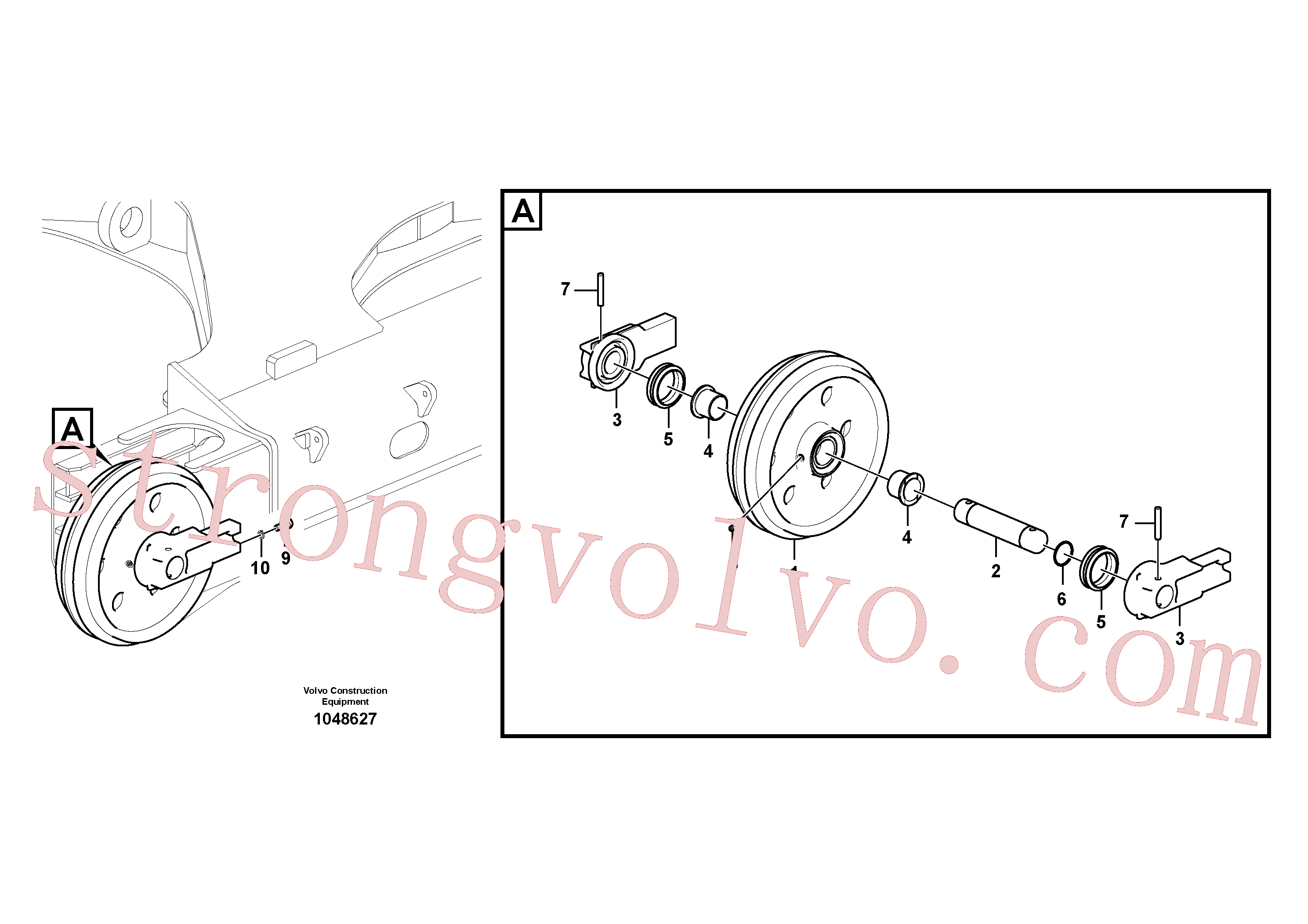 Volvo Montagem VOE997463 Parafuso sextavado Acessórios