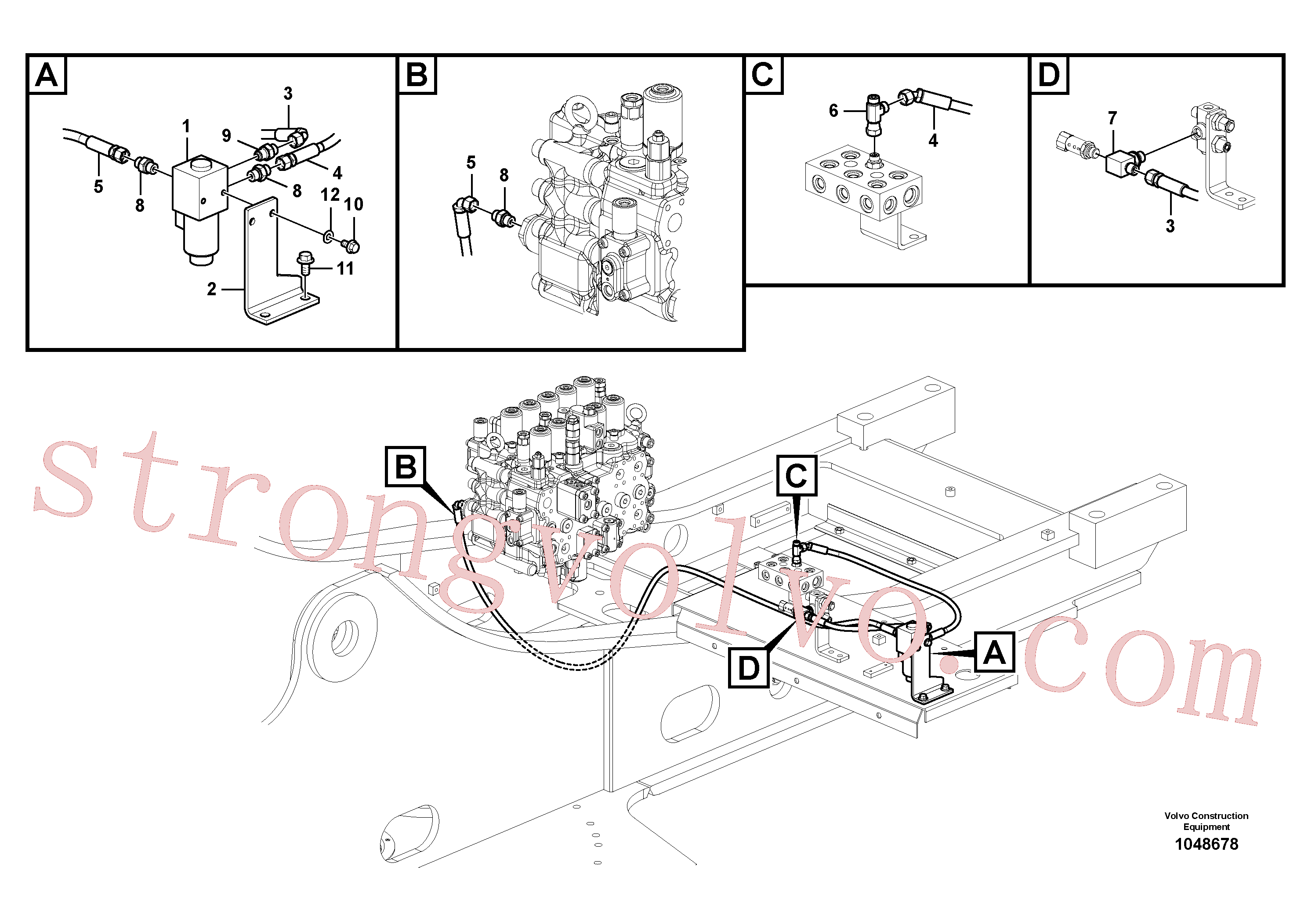 Volvo Acessórios para escavadeira VOE14546290 Niple-t Acessórios
