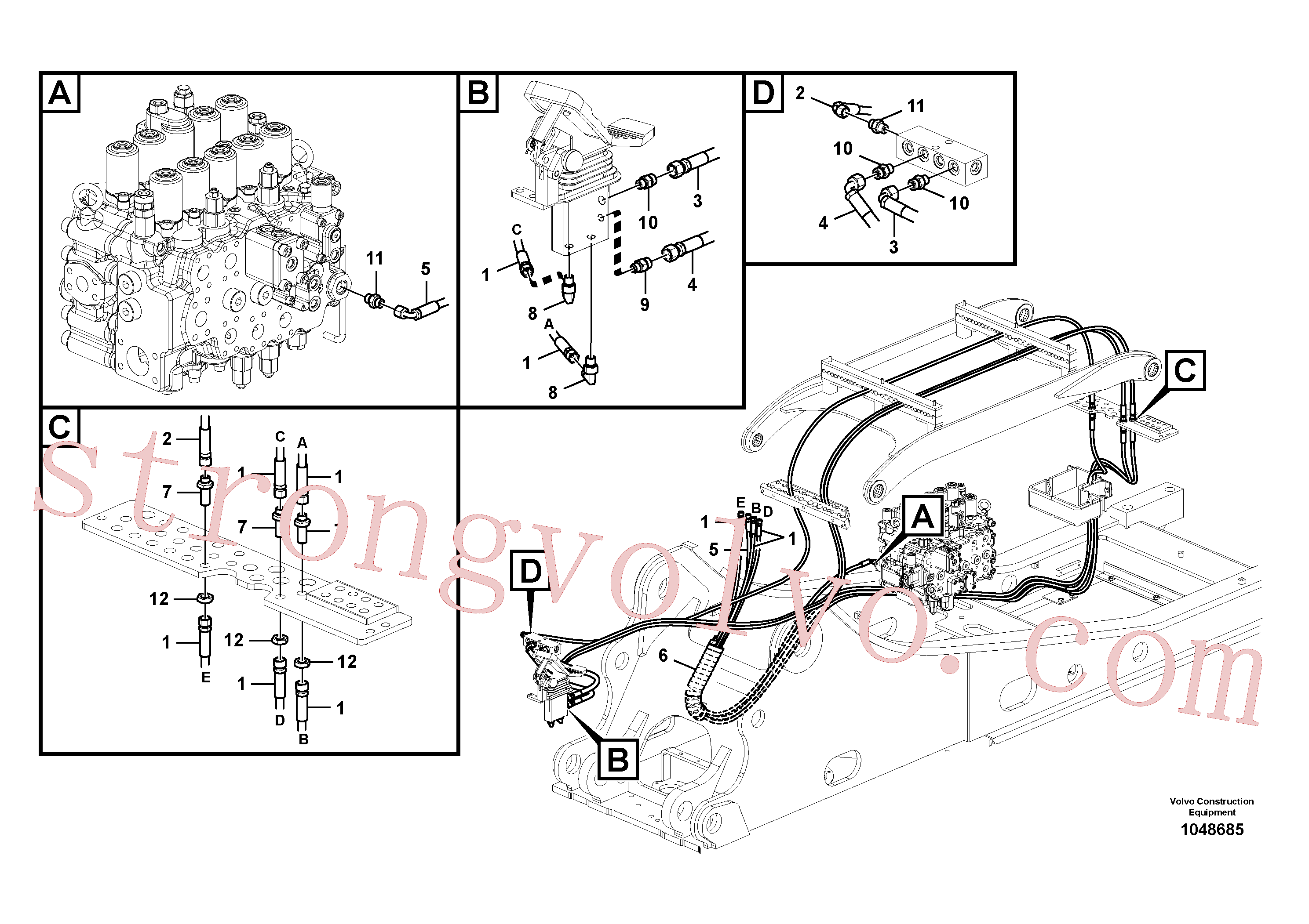 Volvo Montagem VOE938241 Pilot Acessórios
