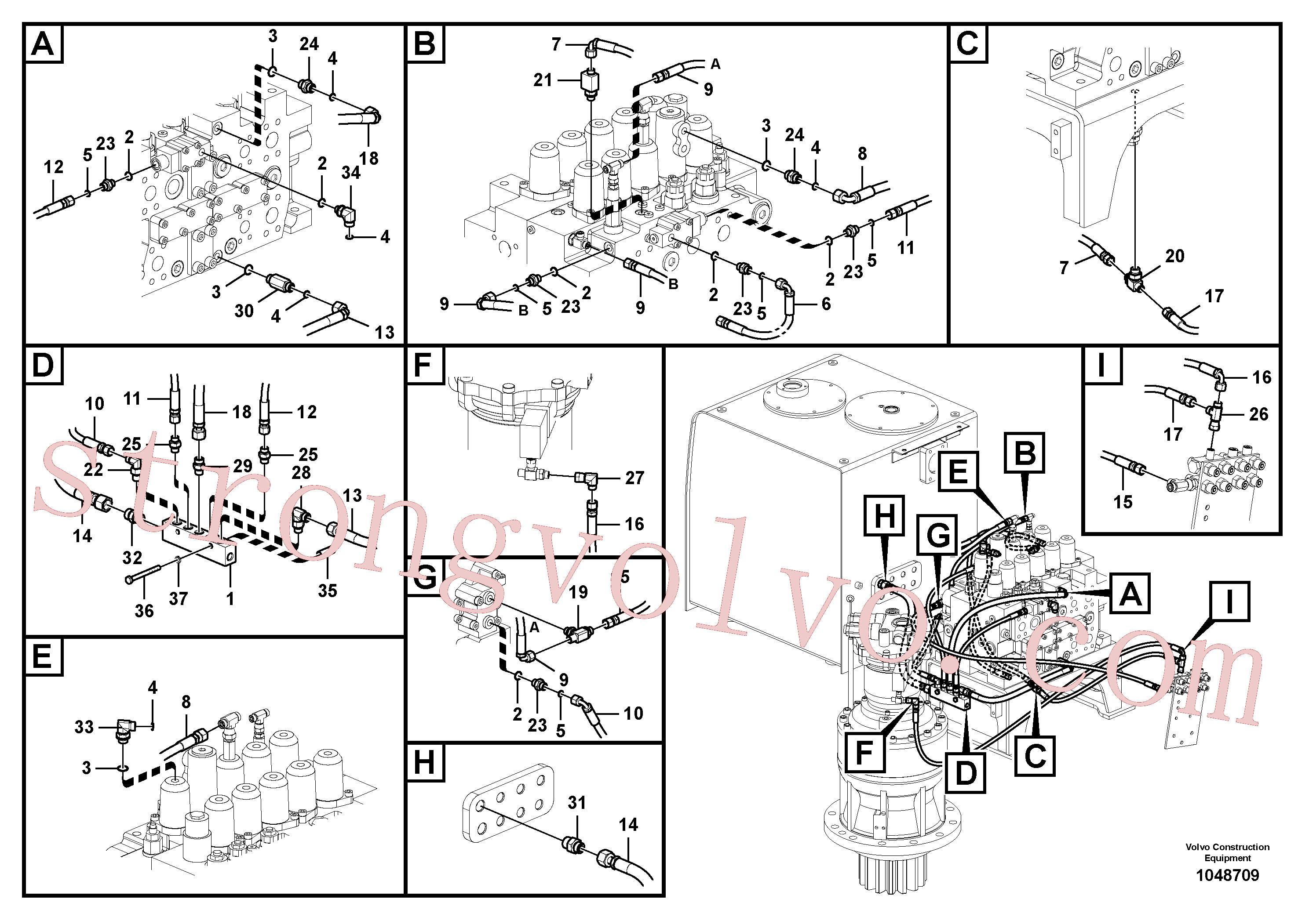 Volvo Acessórios para escavadeira VOE14538787 Niple-t Acessórios
