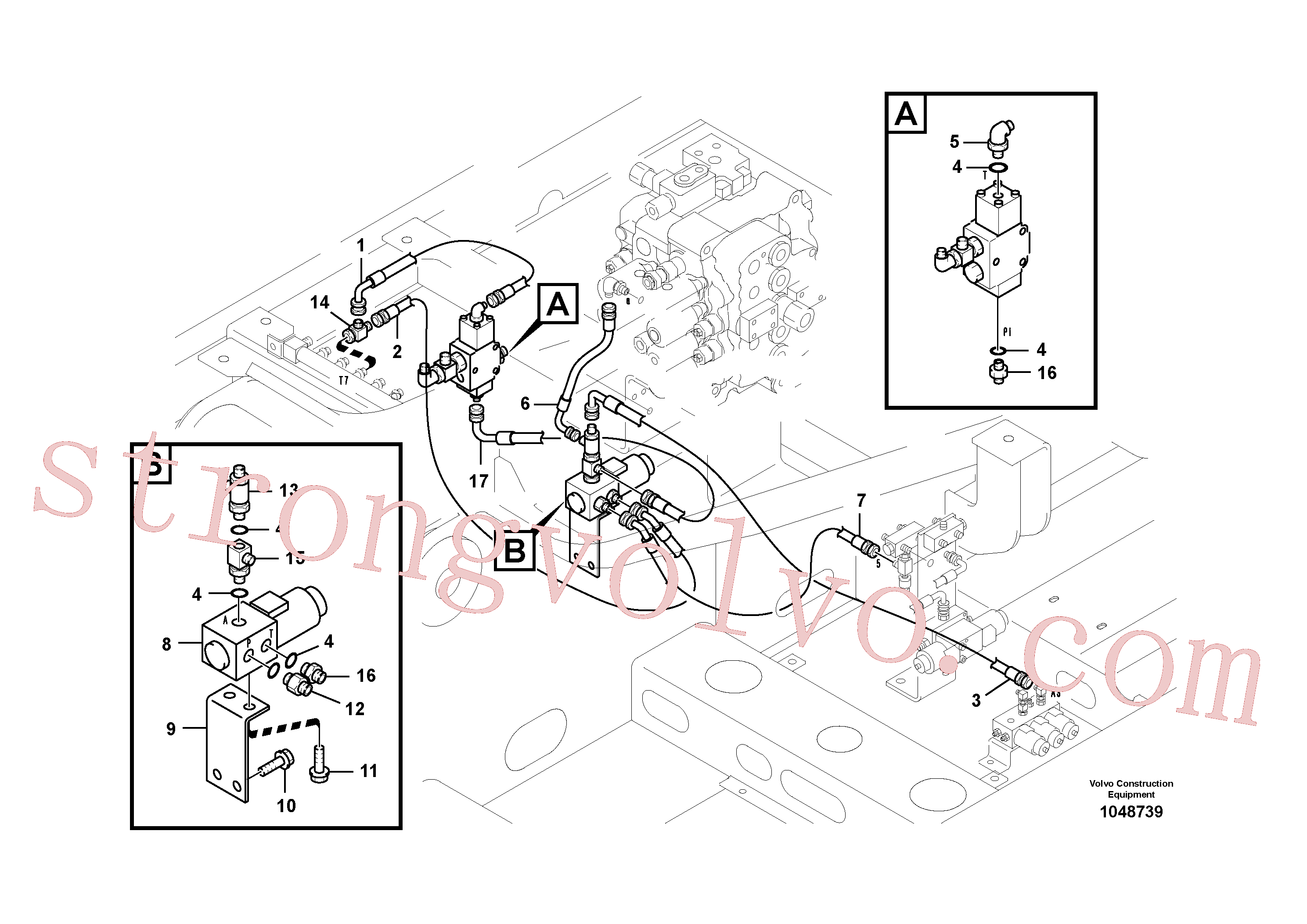 Volvo Montagem SA9453-02218 Pilot Acessórios