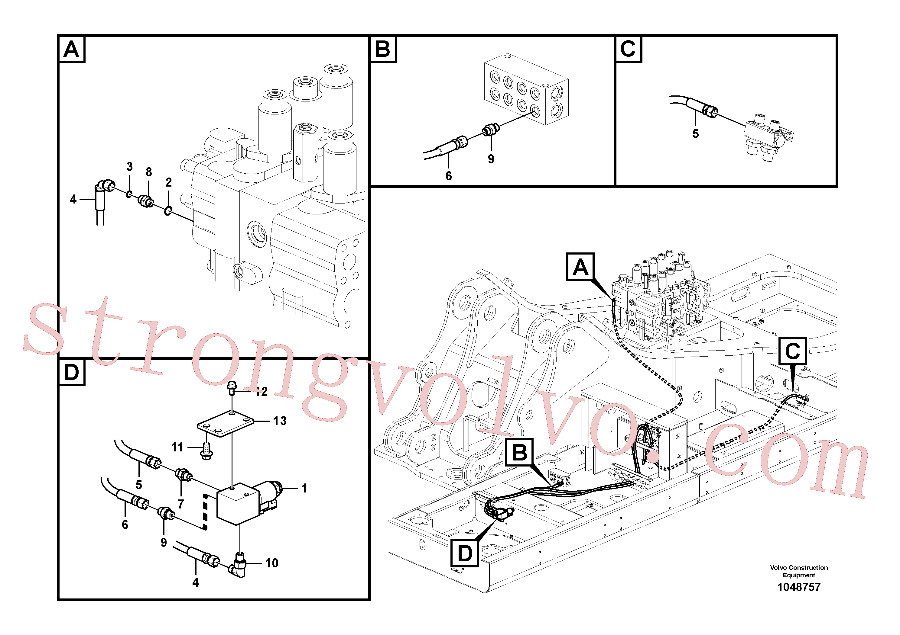 Atacado VOE11708661 Jogo de vedação Volvo escavadeira