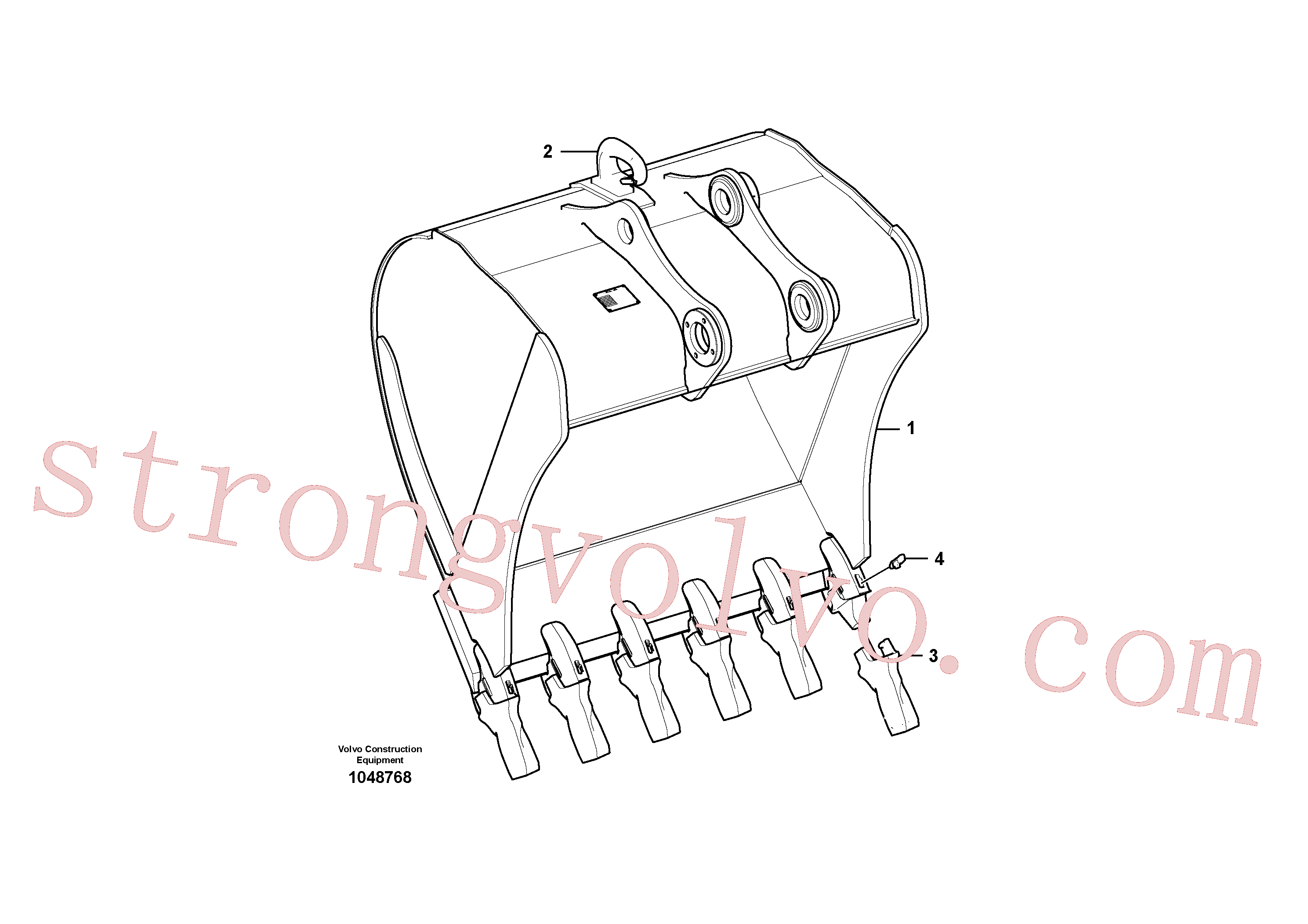 Volvo VOE14559259 Hook Volvo Acessórios para escavadeira