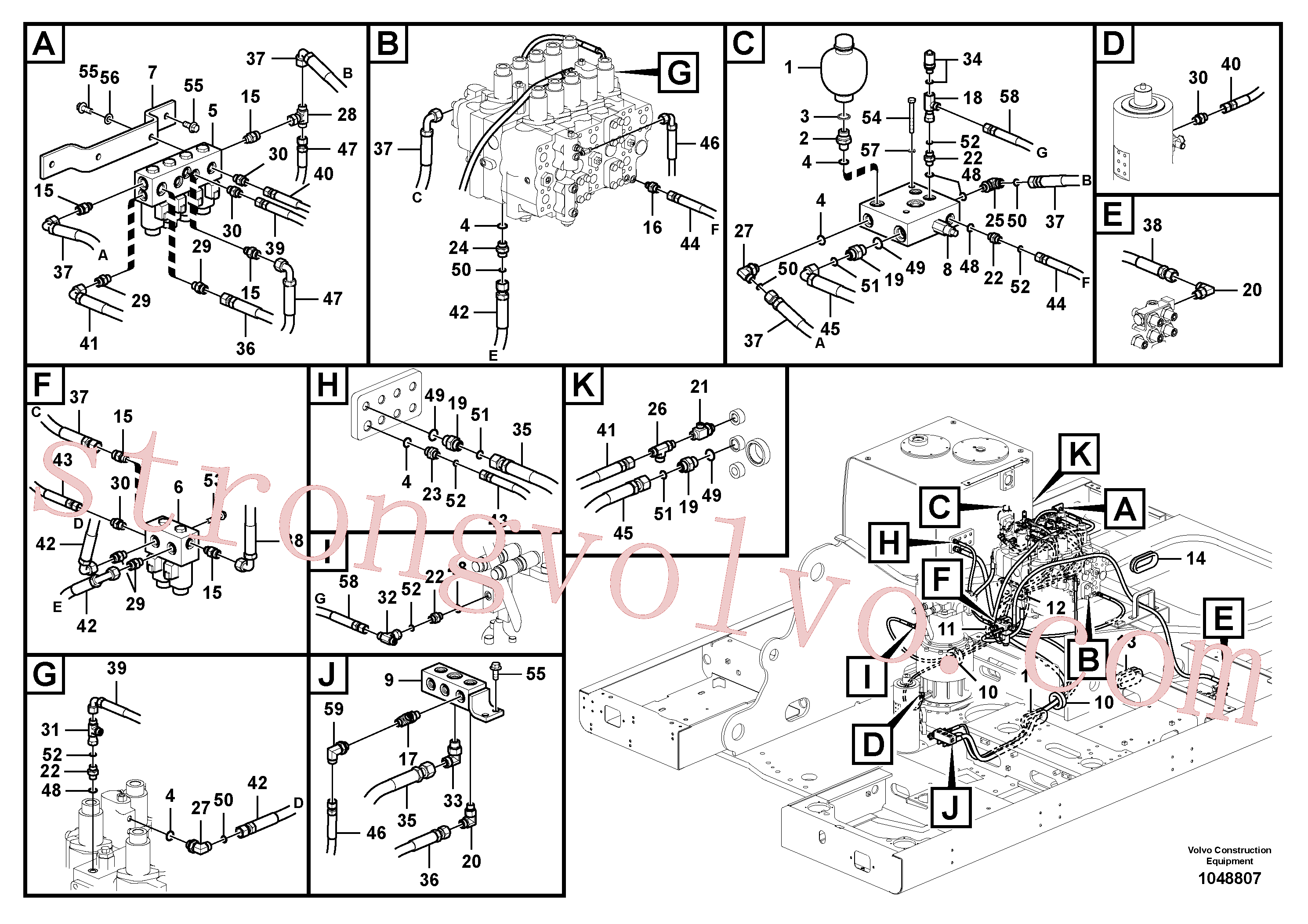 VOE14552818 Niple-t Inscreva-se para Volvo Acessórios para escavadeira