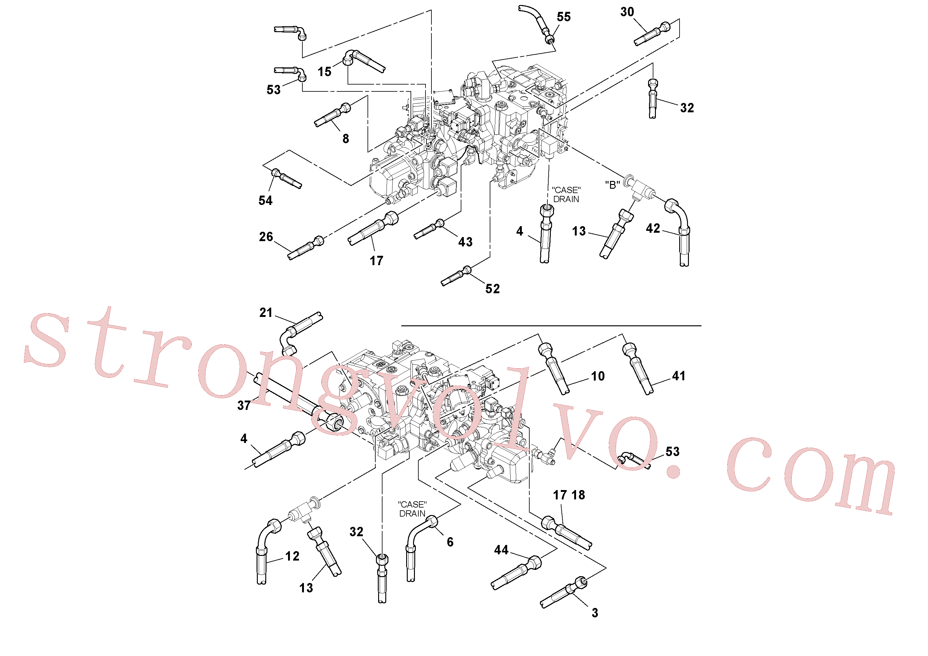 RM13204441 Mangueira completa Volvo escavadeira
