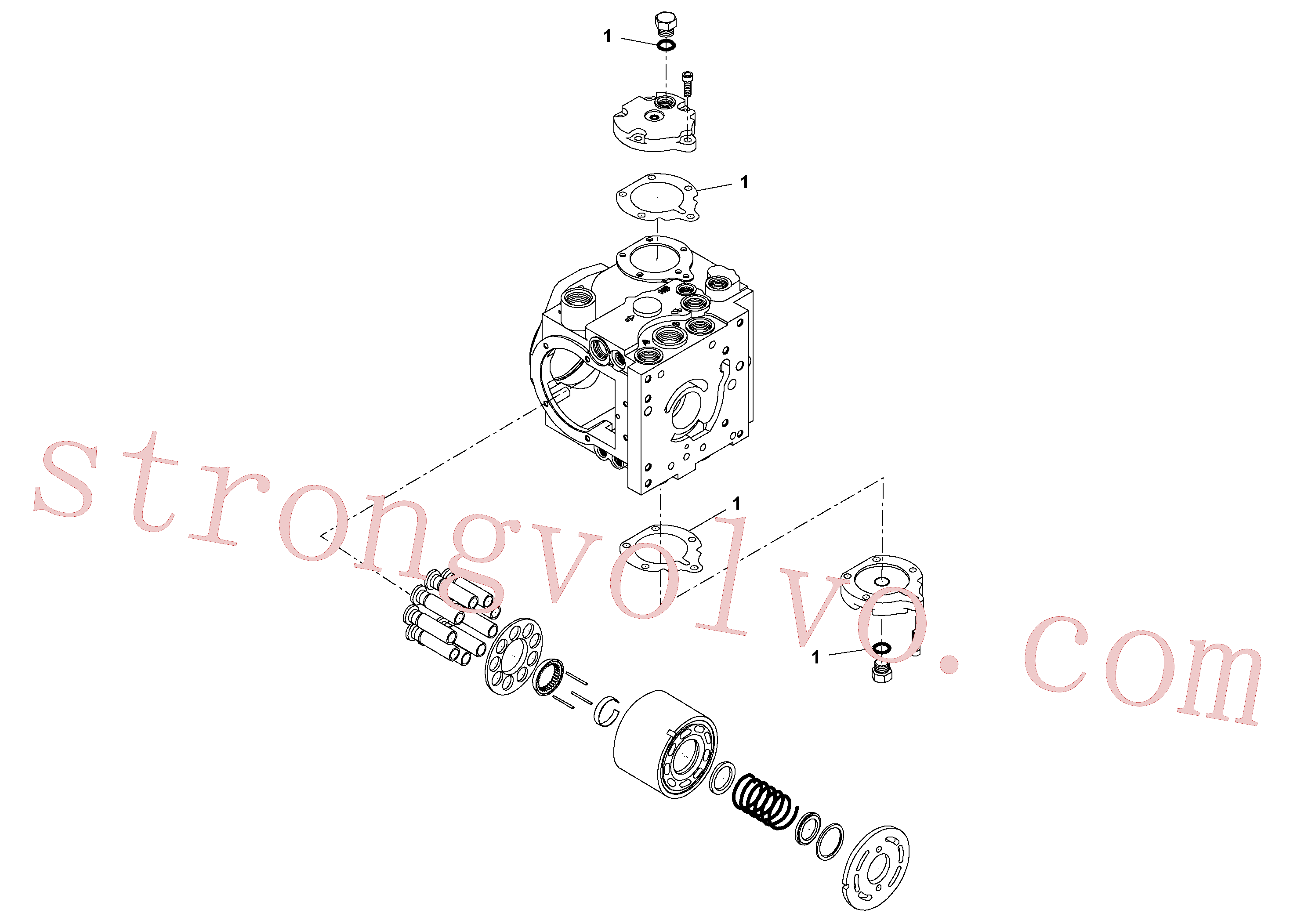RM59051755 Volvo Bomba de propulsão(1049136 Montagem)