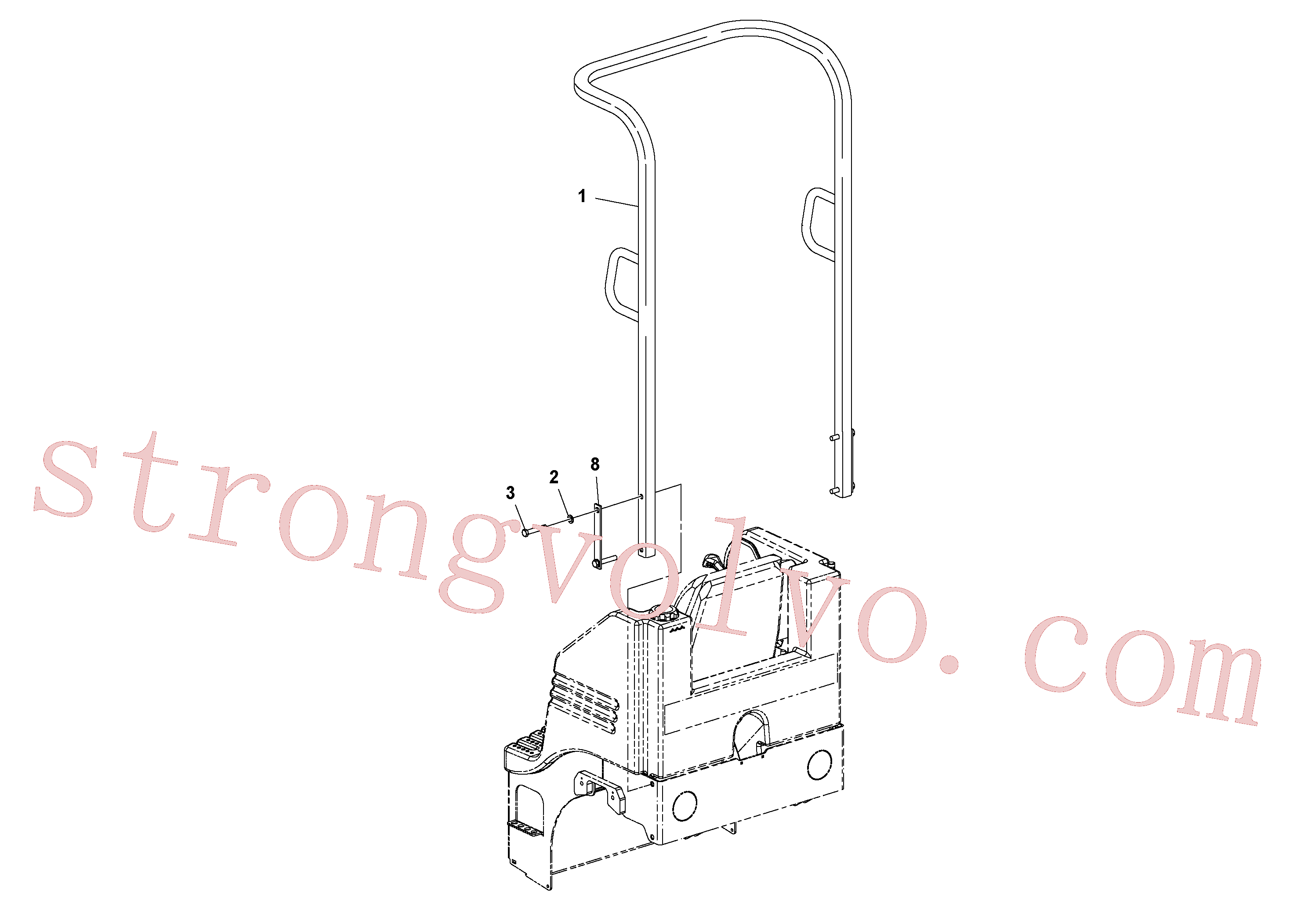 RM96705645 Volvo Instalação de ROPS(1049191 Montagem)