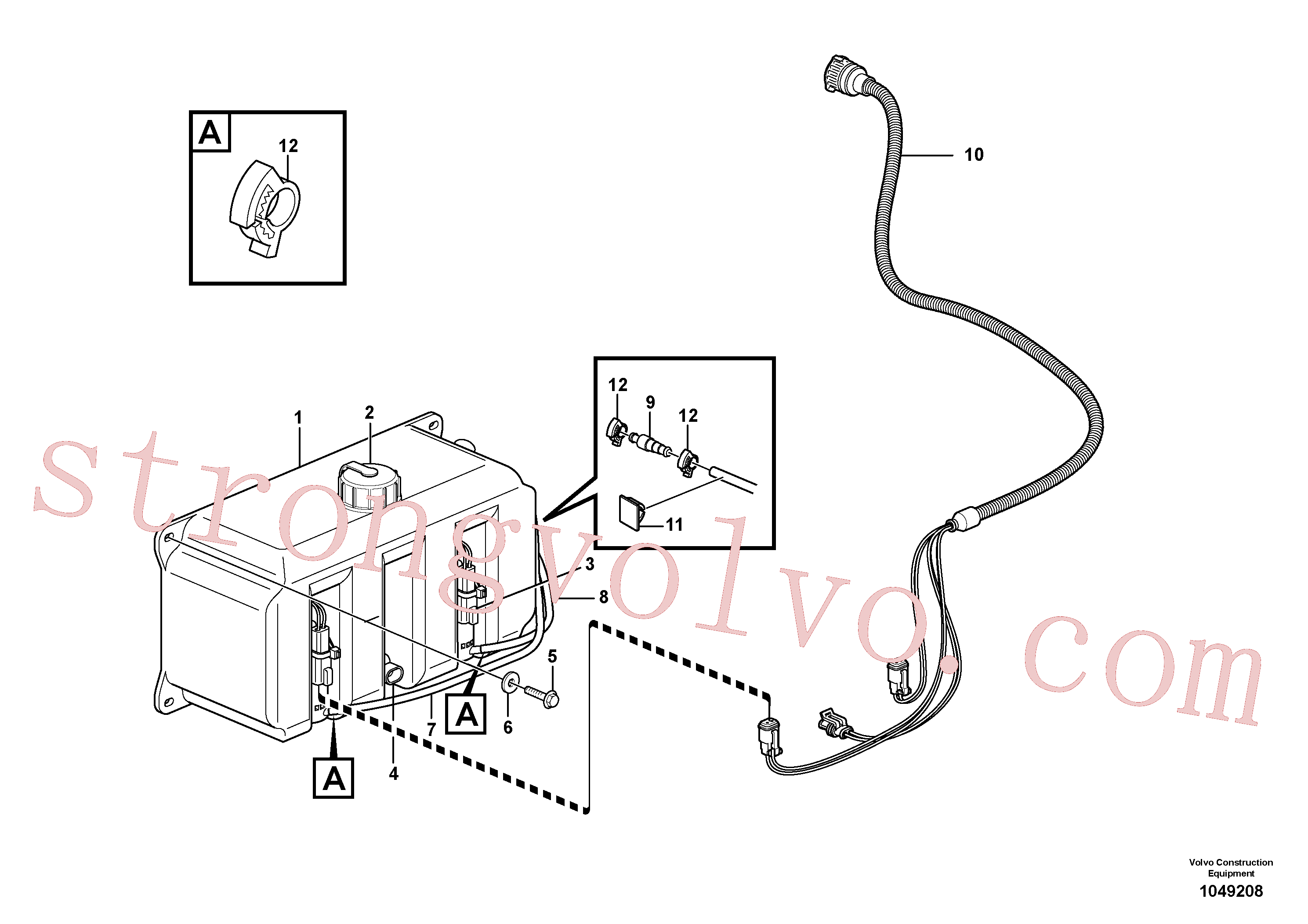VOE11305436 Volvo Lava pára-brisas(1049208 Montagem)
