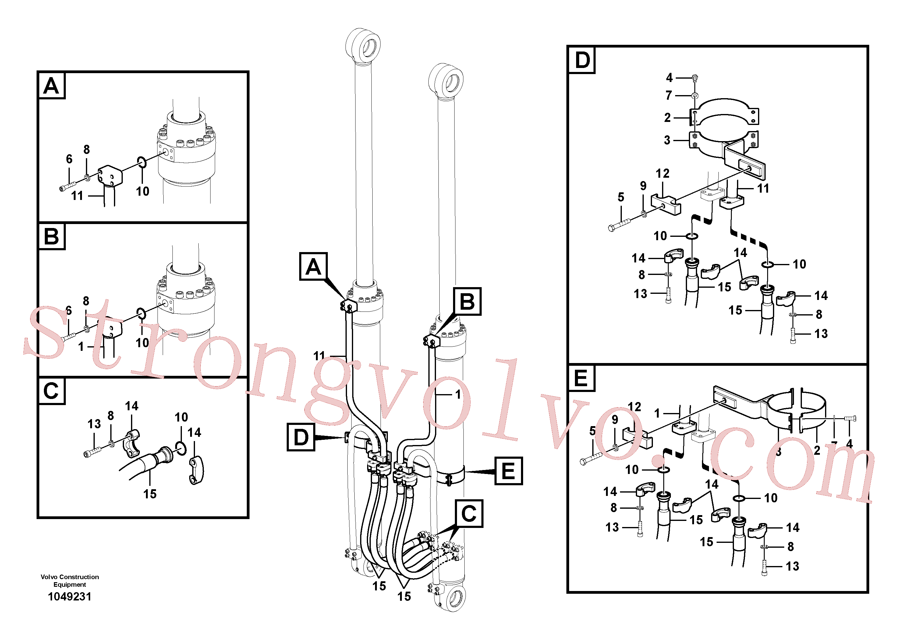 Volvo Montagem VOE14677169 Tubo Acessórios