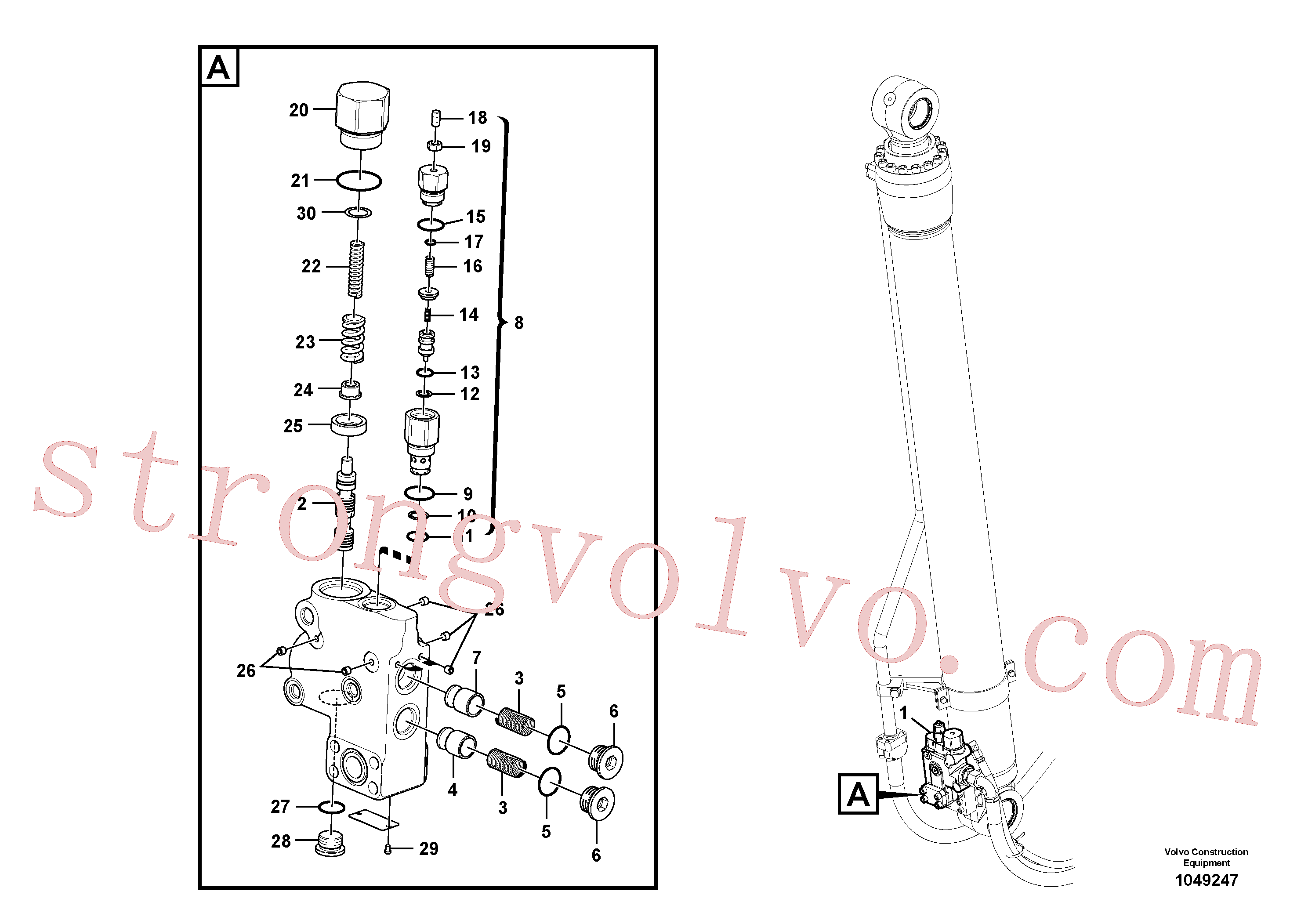 SA9511-11006 Volvo(1049247 Montagem)