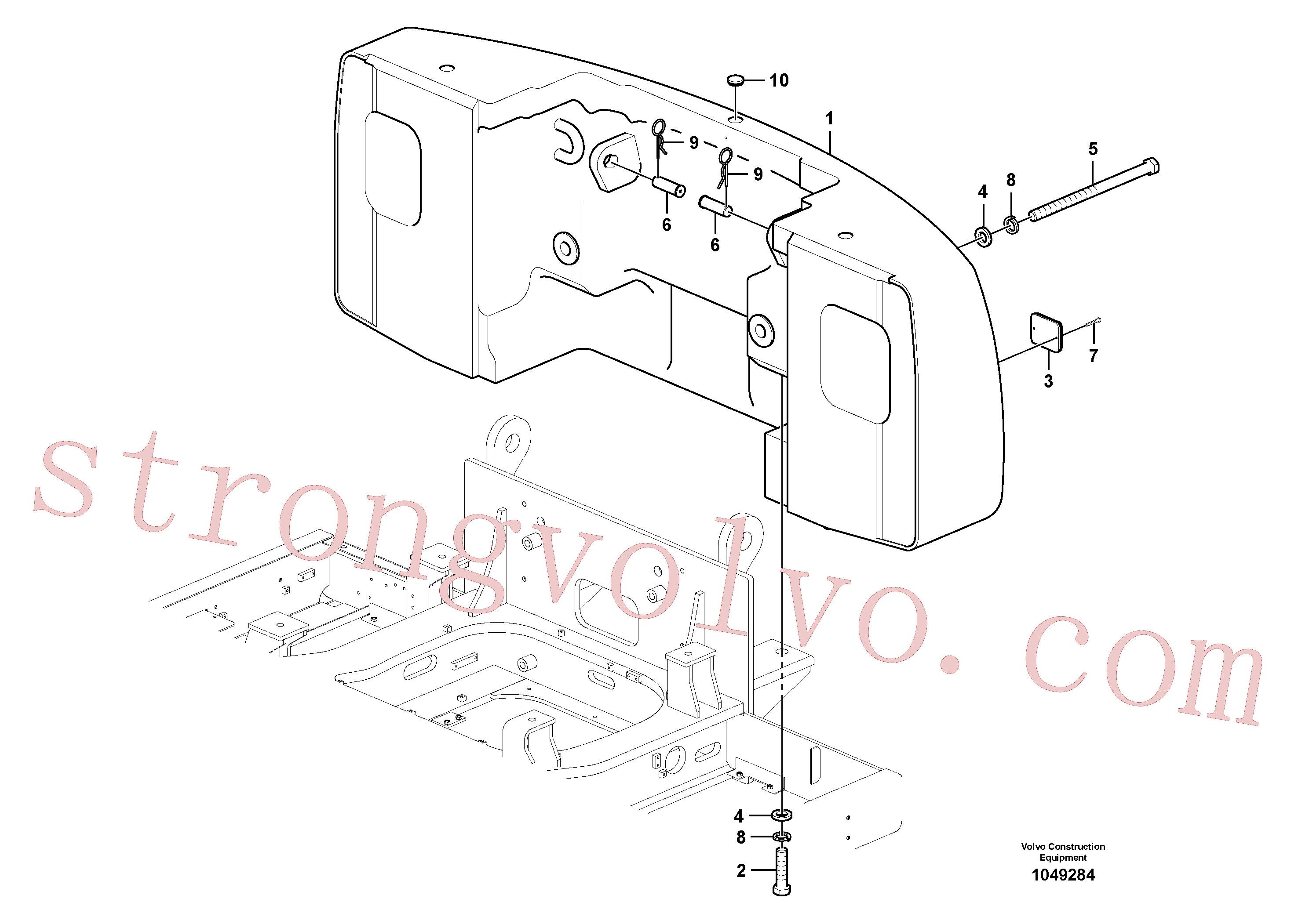 Volvo Montagem SA9326-26000 Coupilha Acessórios