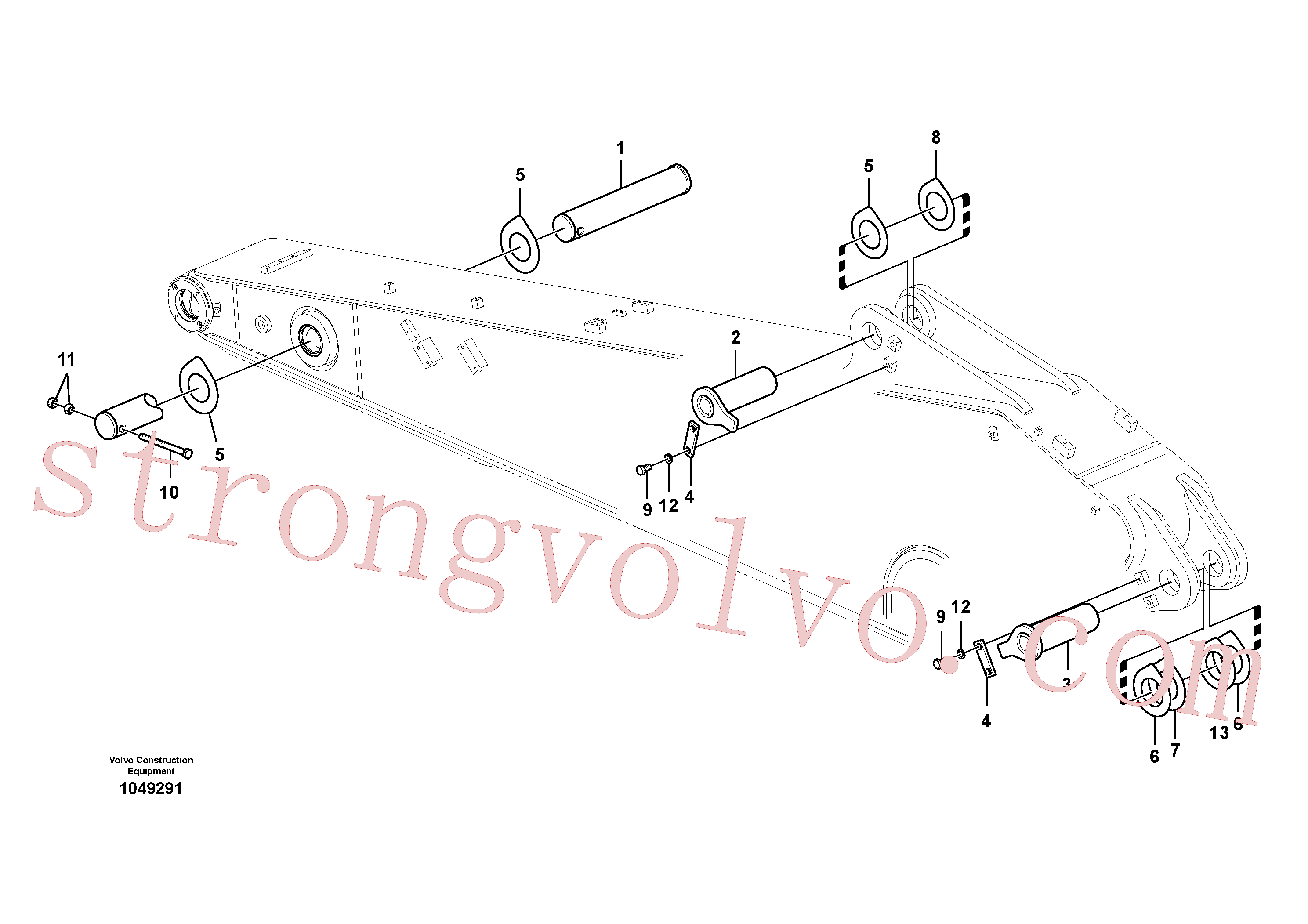Atacado VOE14524122 Trava Volvo escavadeira