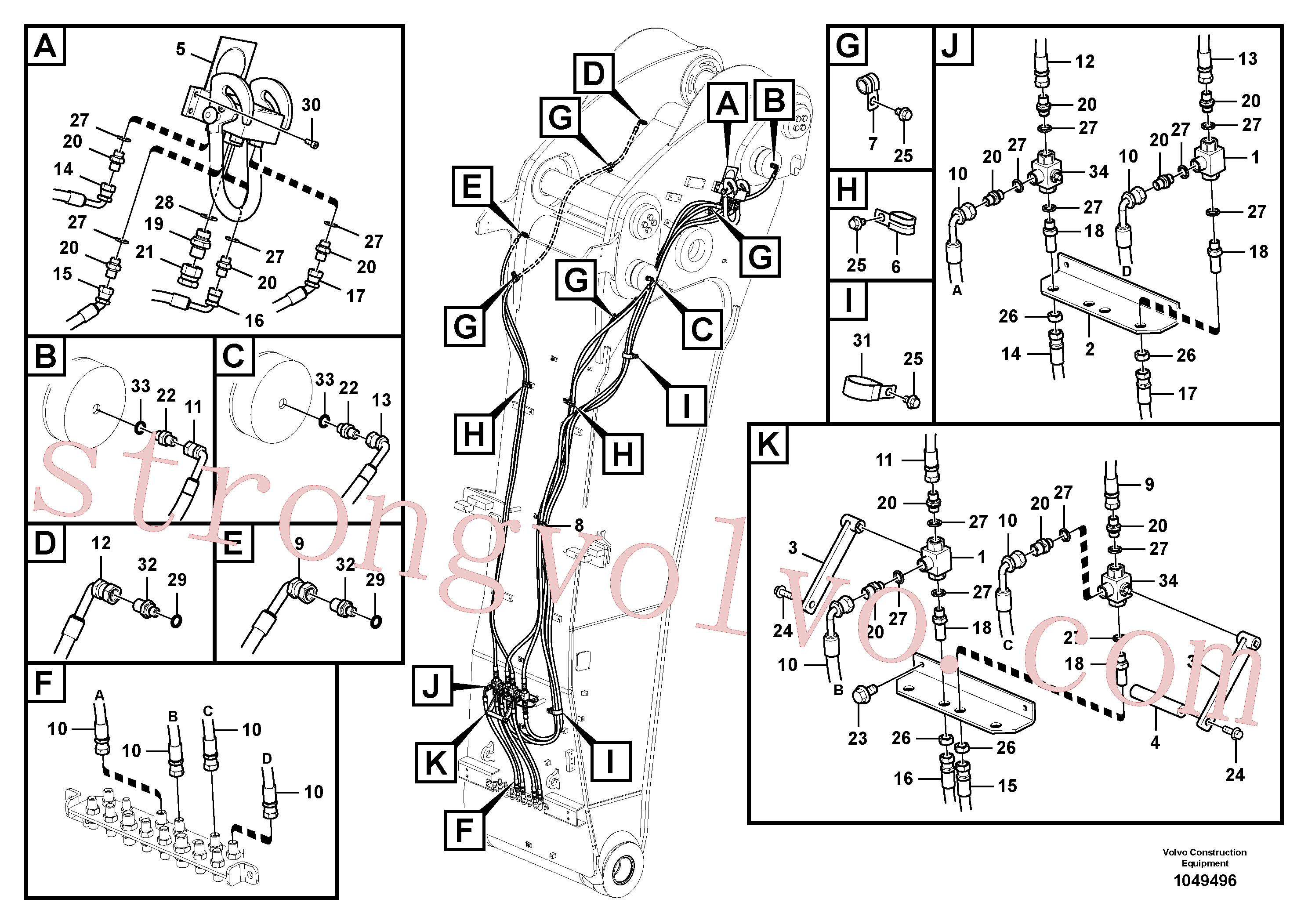 VOE14357336 Volvo(1049496 Montagem)
