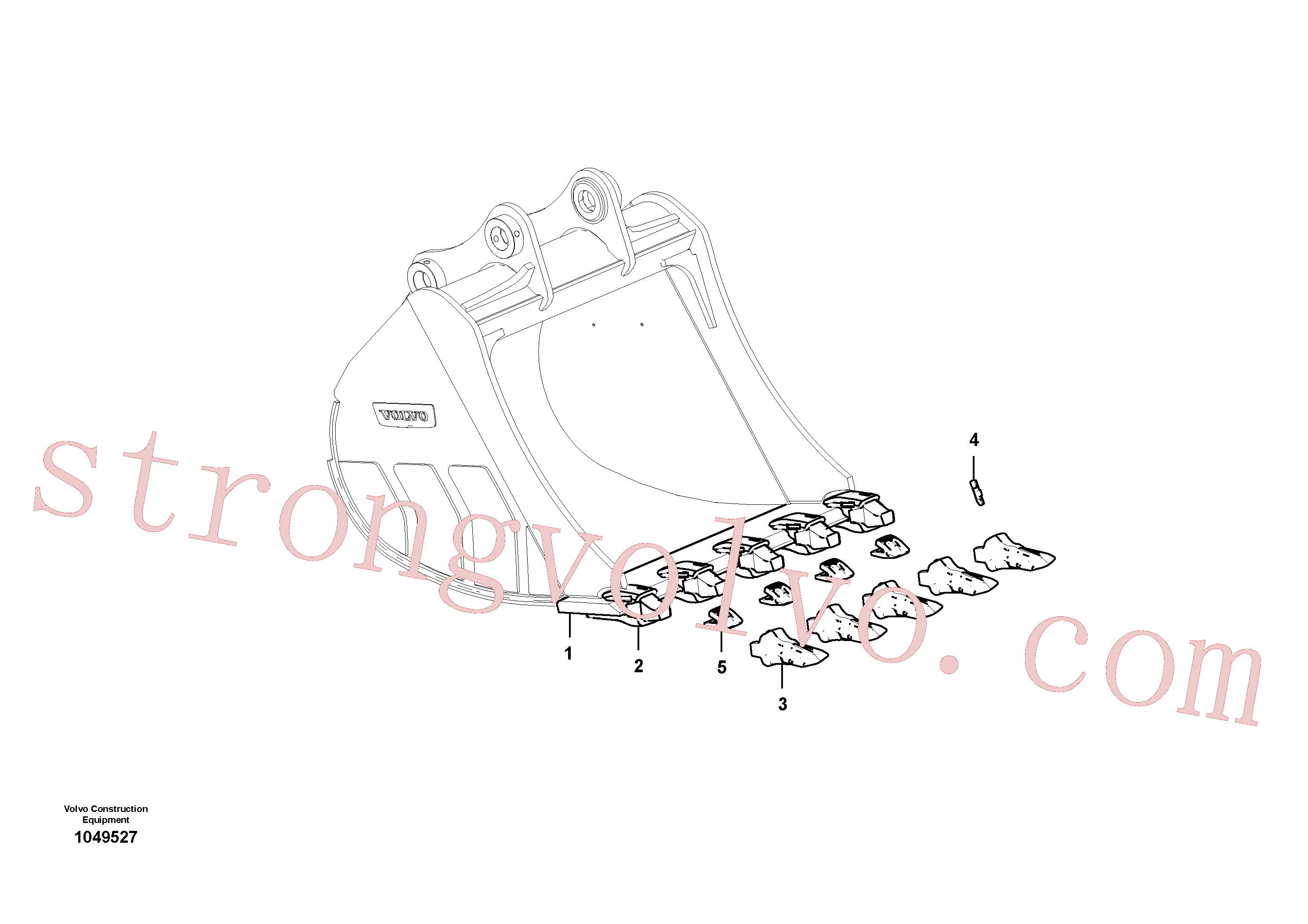 VOE14543836 Volvo Balde(1049527 Montagem)