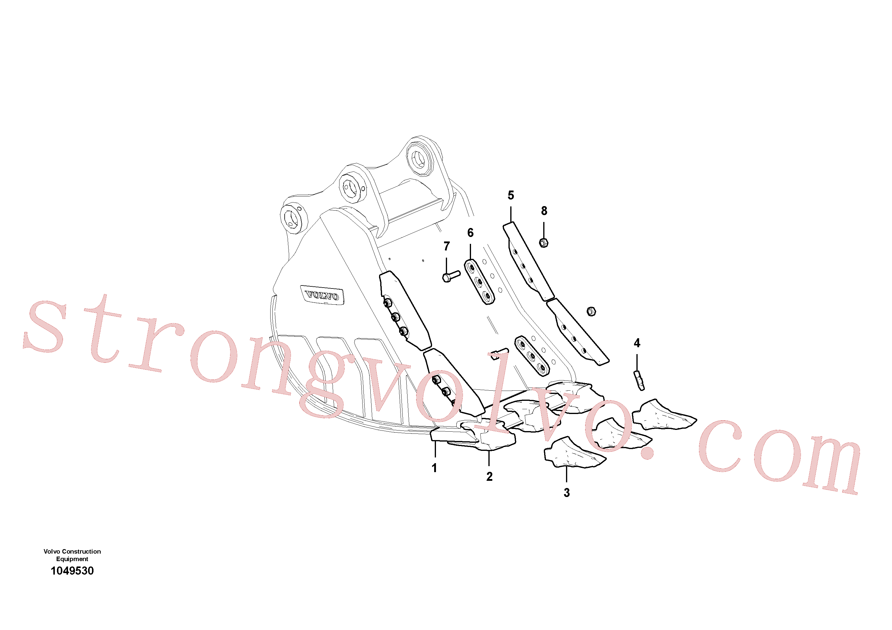 VOE983373 Volvo Balde(1049530 Montagem)
