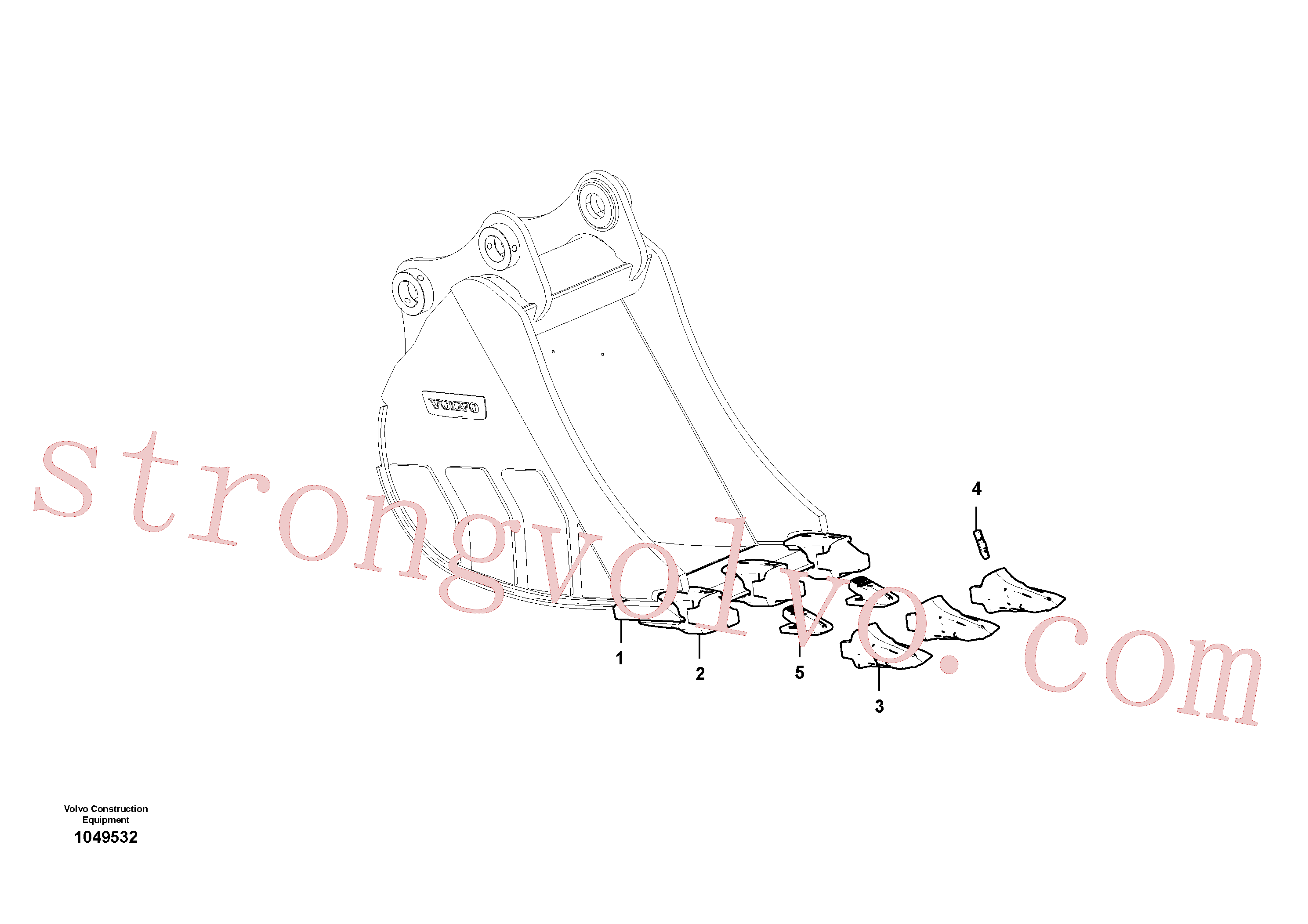 VOE14642867 Volvo Balde(1049532 Montagem)