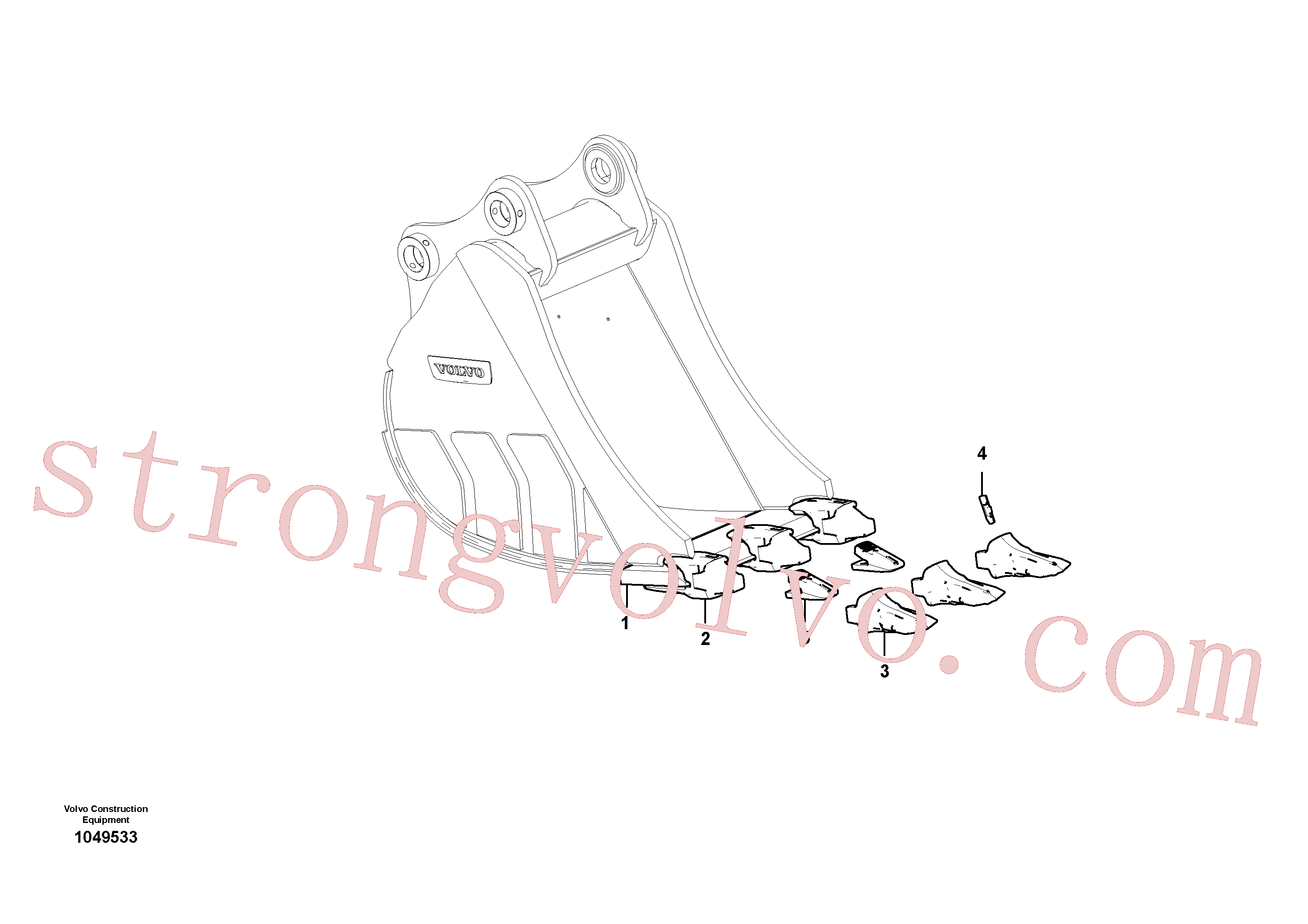 VOE14643026 Volvo Balde(1049533 Montagem)