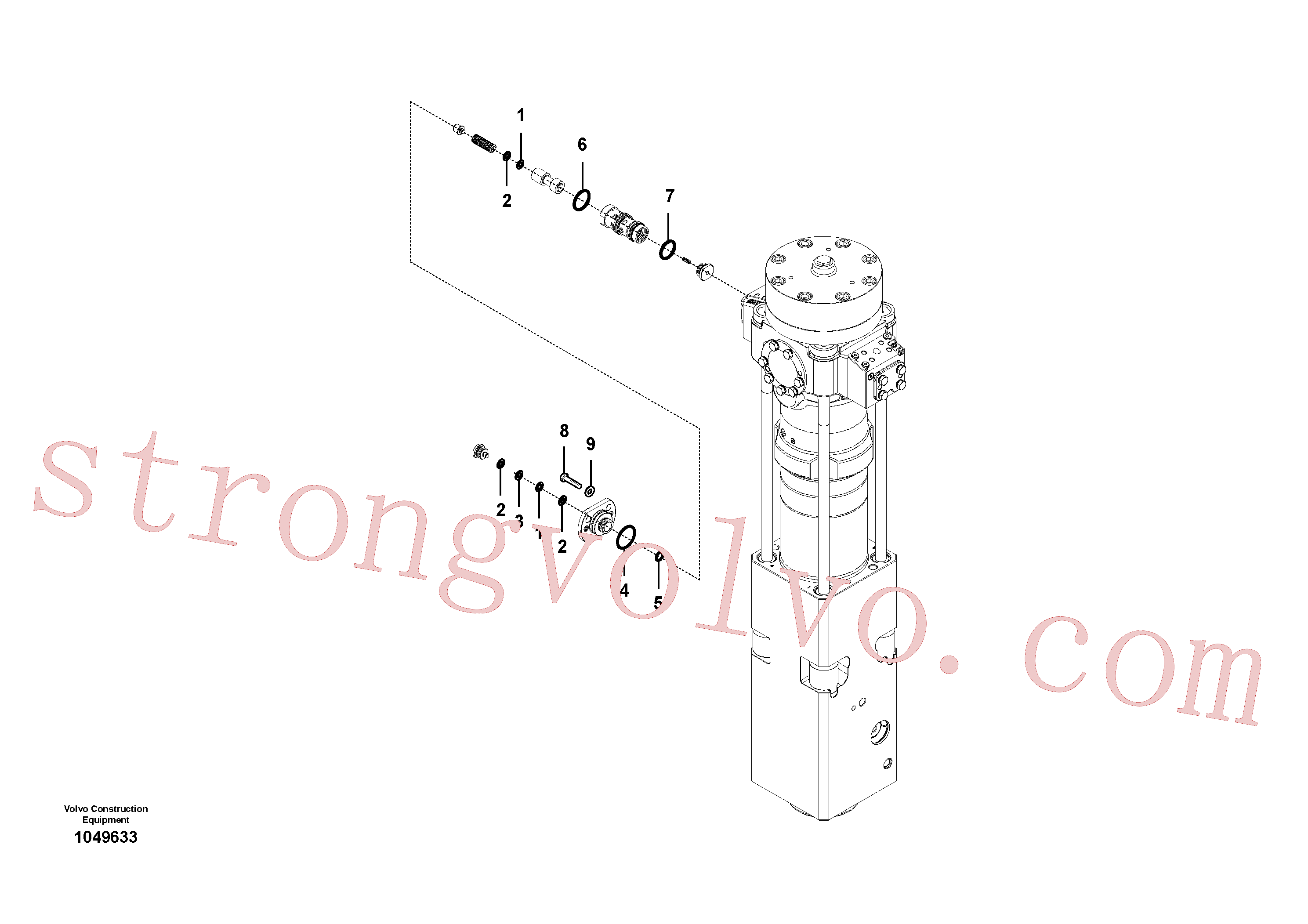 Volvo Acessórios para escavadeira VOE14534775 Calço de ajuste Acessórios