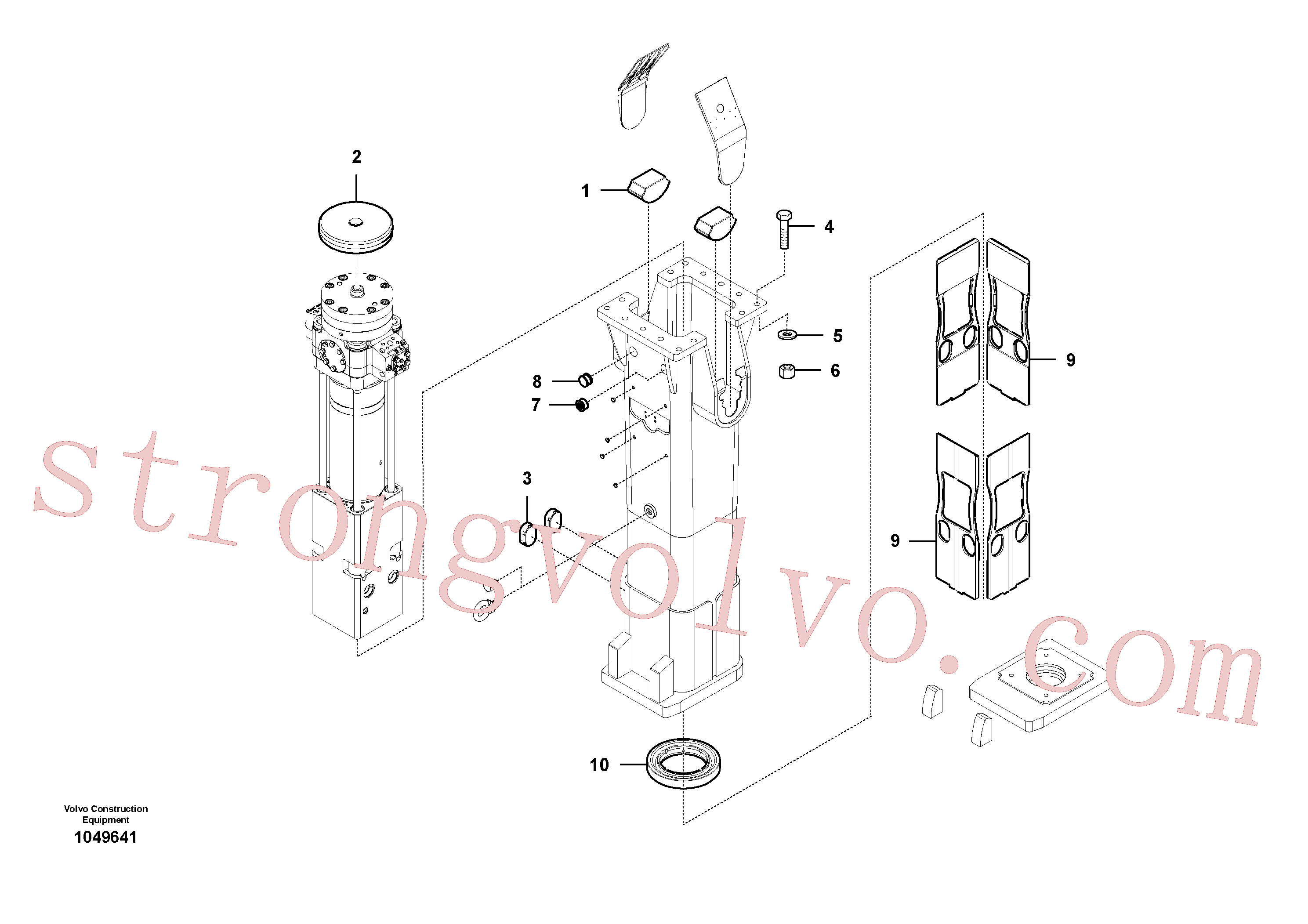 Volvo Acessórios para escavadeira VOE14534793 Arruela Acessórios