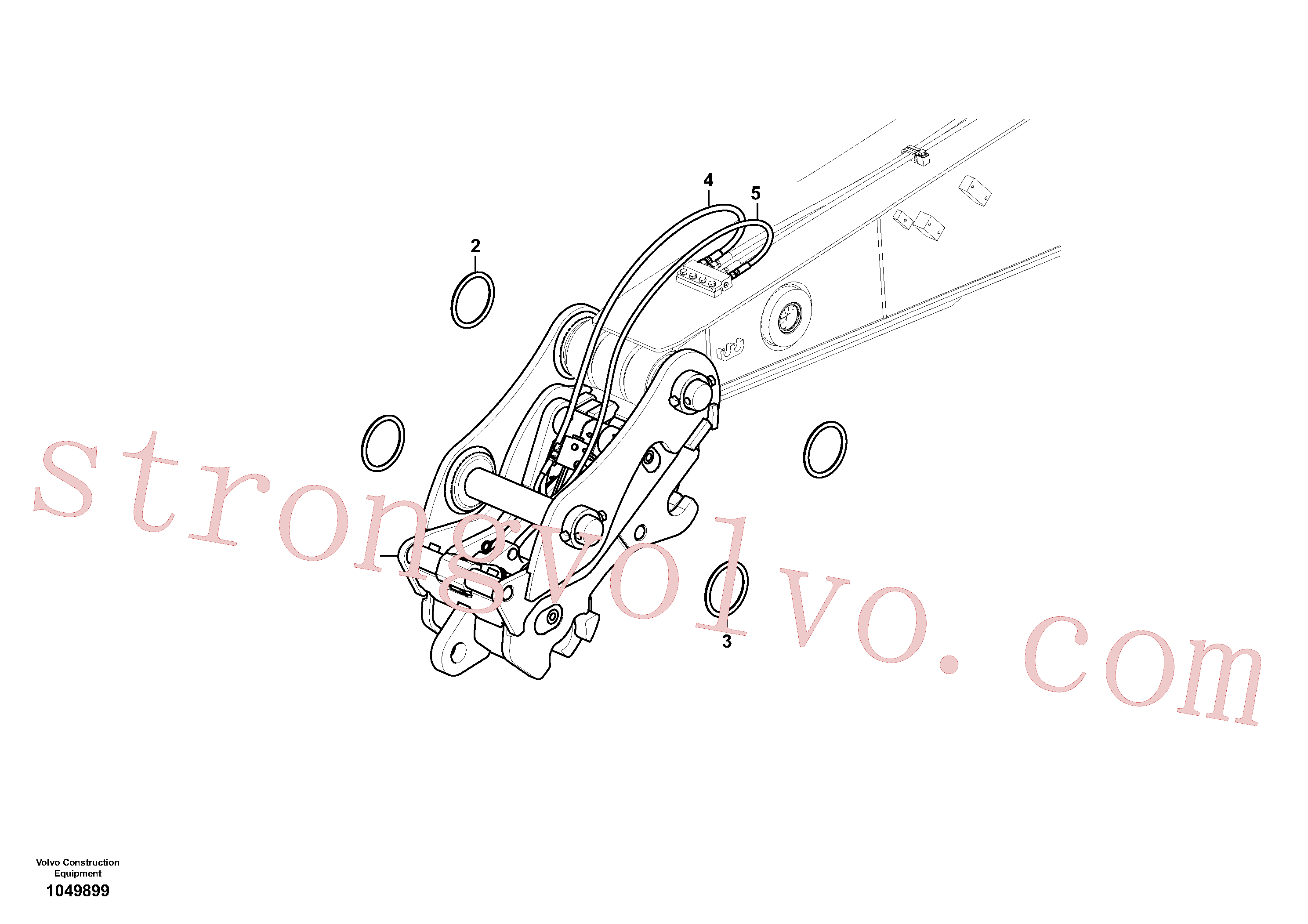 Atacado VOE14679029 Mangueira Volvo escavadeira