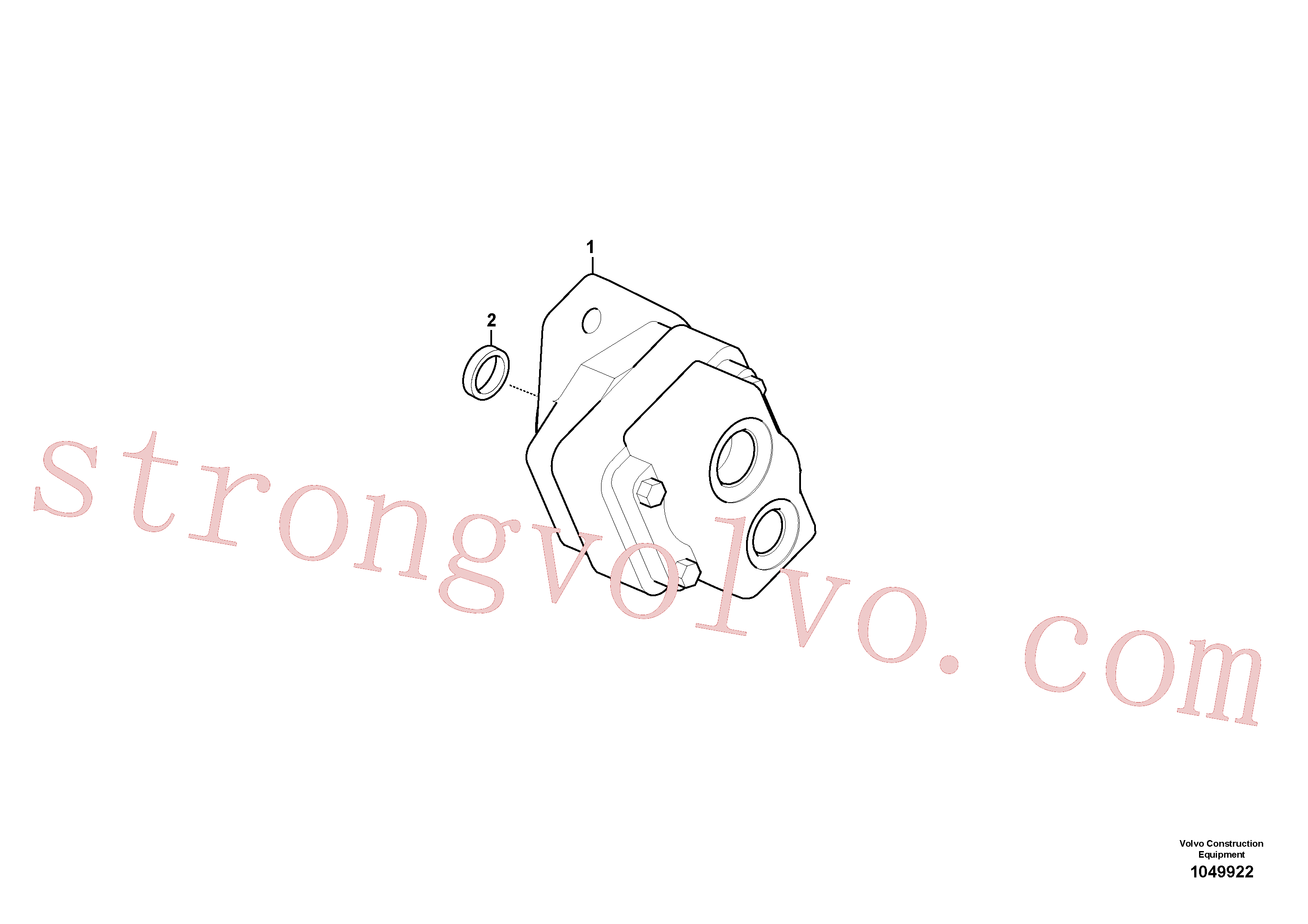 VOE14536201 Volvo Bomba de engrenagens hidráulica para montagem rápida e rotador(1049922 Montagem)