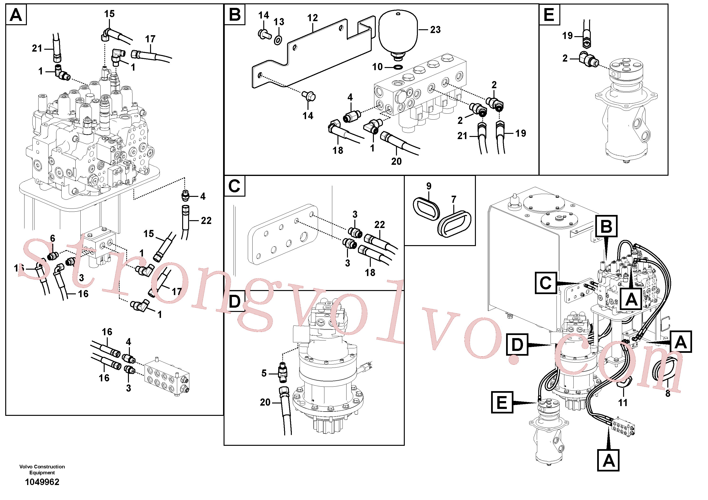 Volvo Acessórios para escavadeira VOE937118 Pilot Acessórios