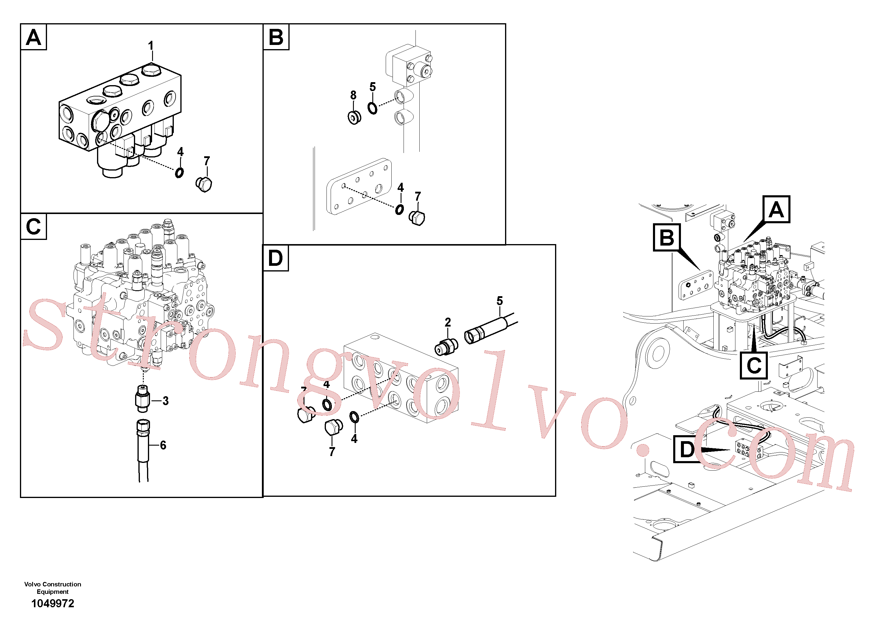 Volvo Montagem SA9415-31072 Bujão Acessórios