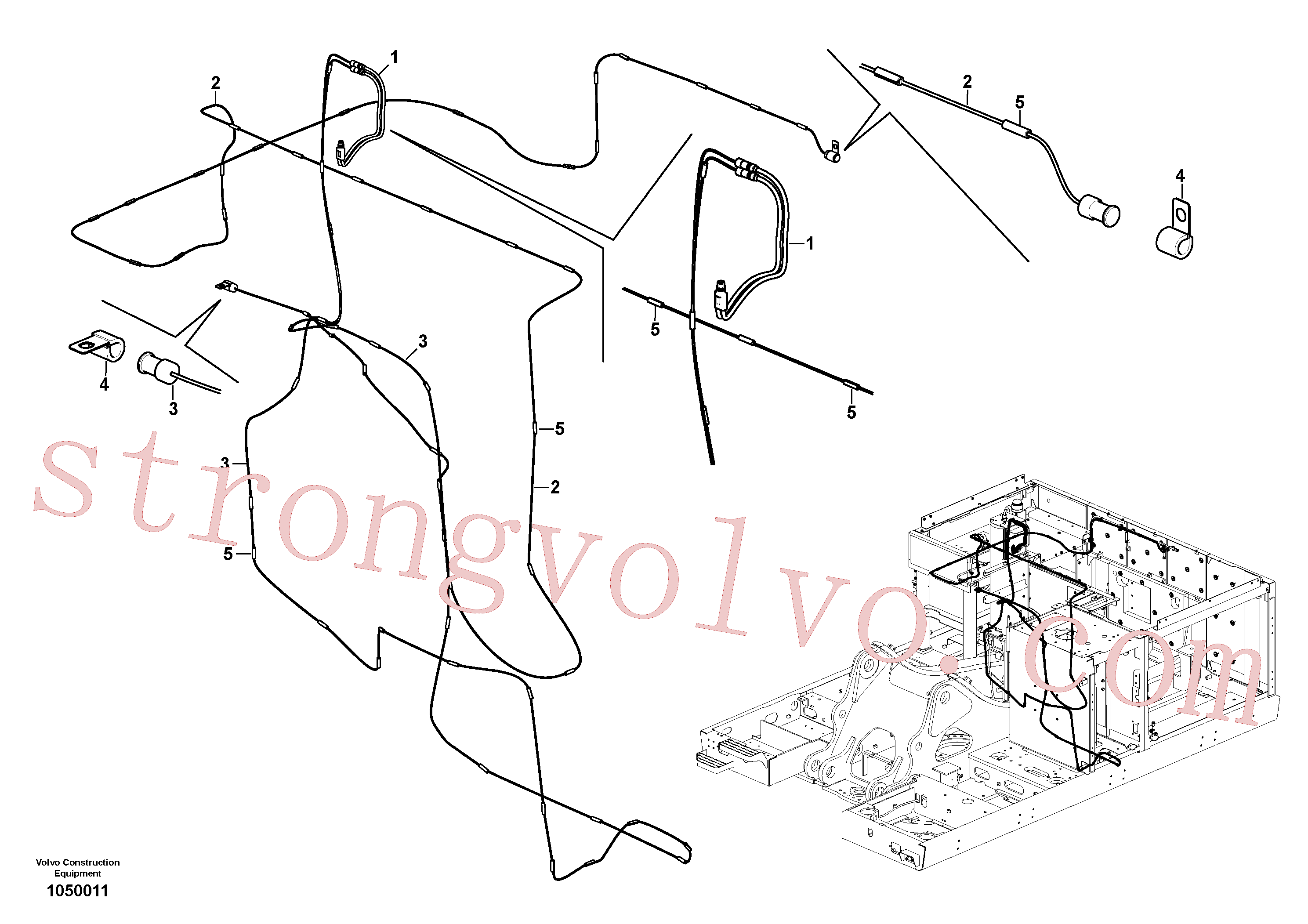 Volvo Acessórios para escavadeira VOE14703397 Detector Acessórios