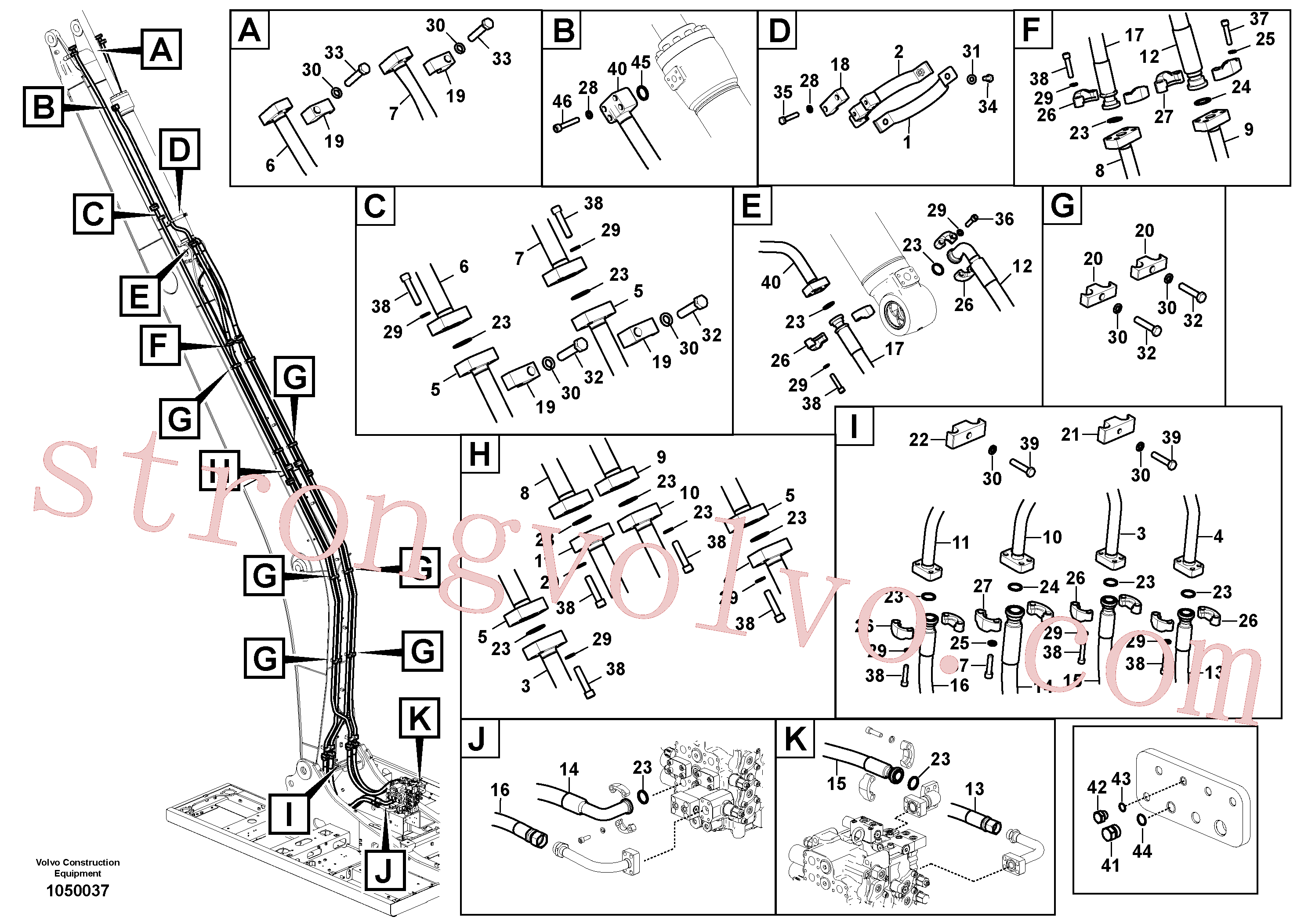 Volvo Acessórios para escavadeira VOE14672178 Xtraflex/5000 Acessórios