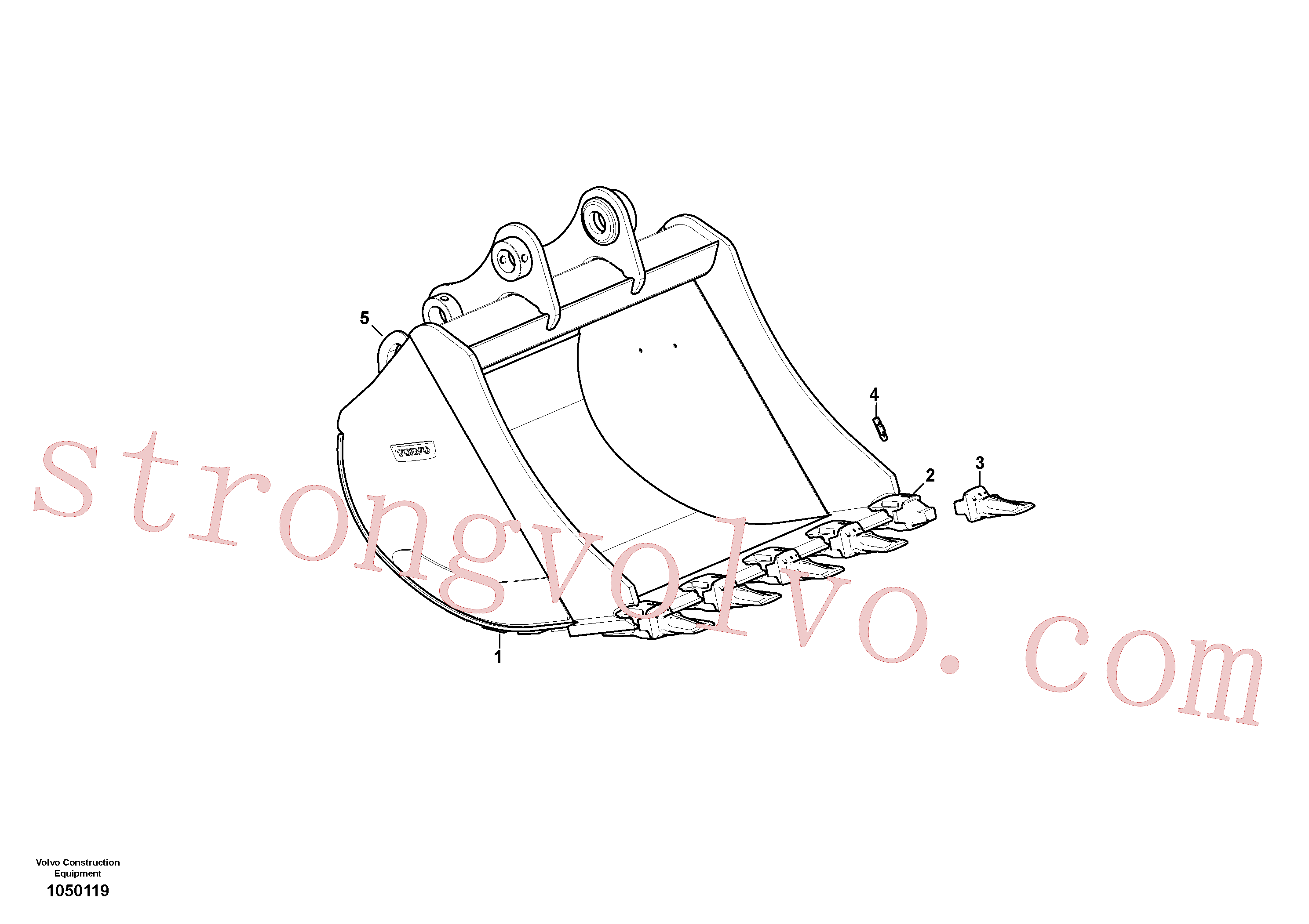 VOE6210720 Volvo Balde(1050119 Montagem)