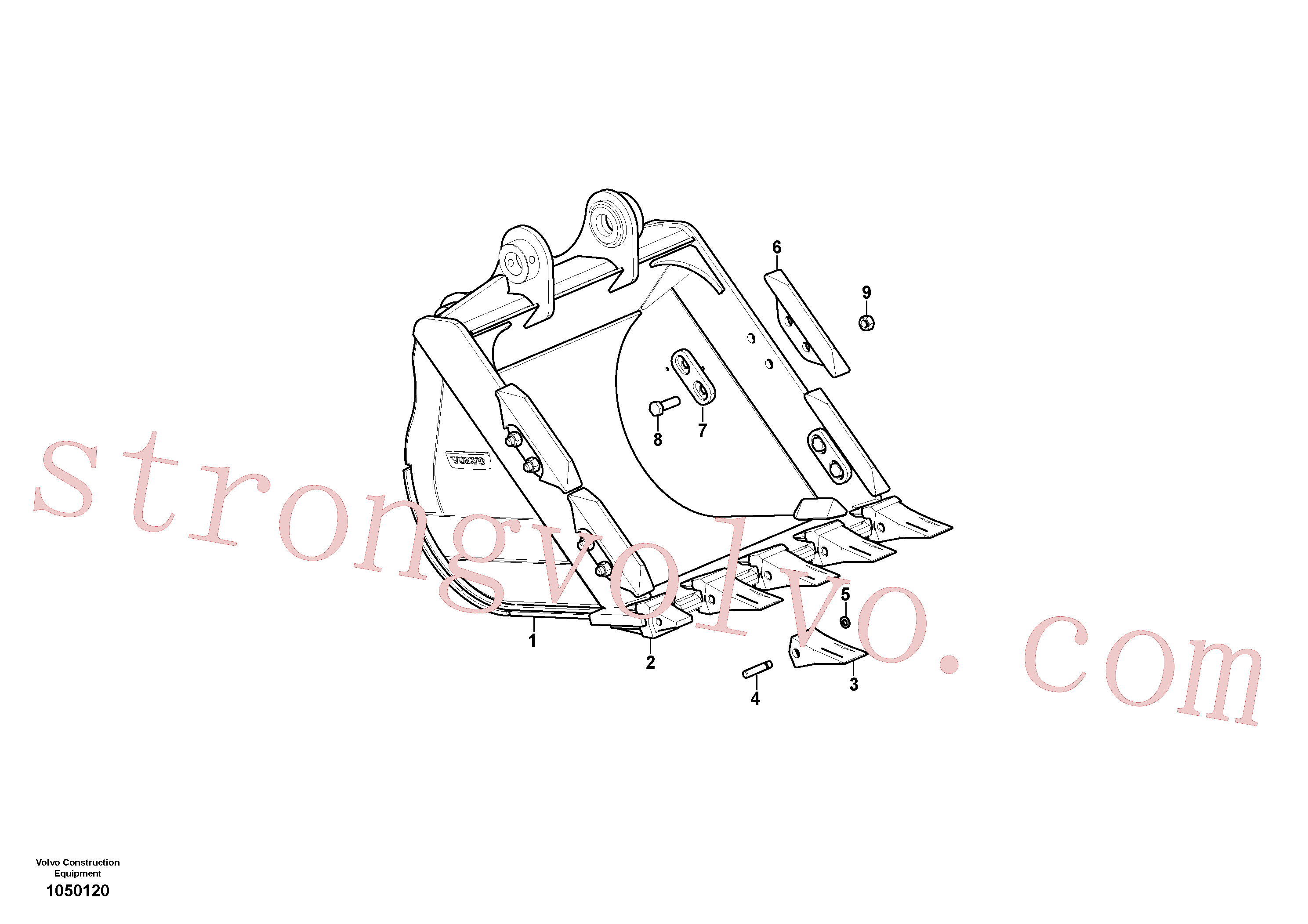 VOE14536343 Volvo Balde(1050120 Montagem)