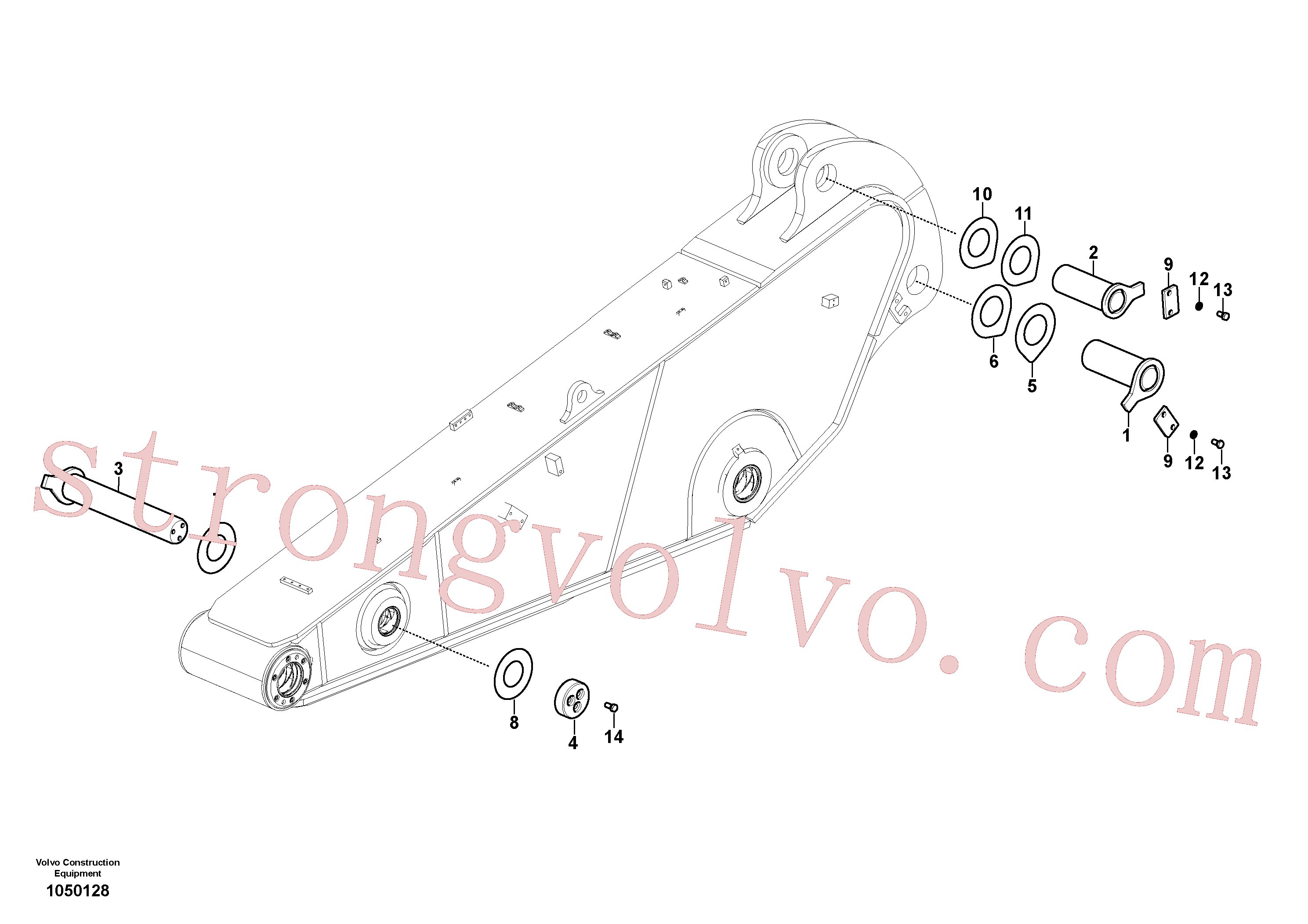 Atacado VOE14680762 Pino Volvo escavadeira