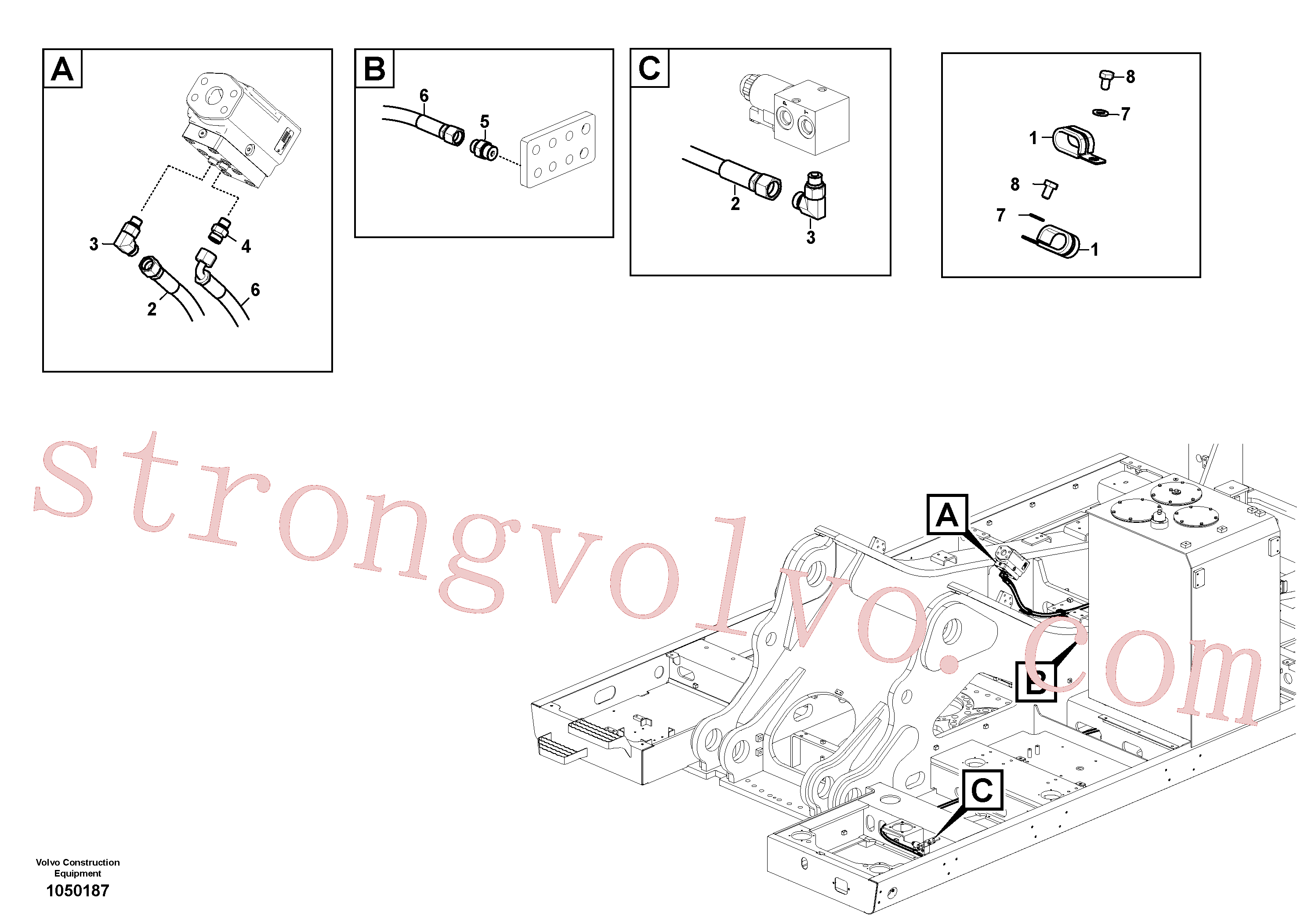 Volvo Montagem VOE992040 Arruela simples Acessórios