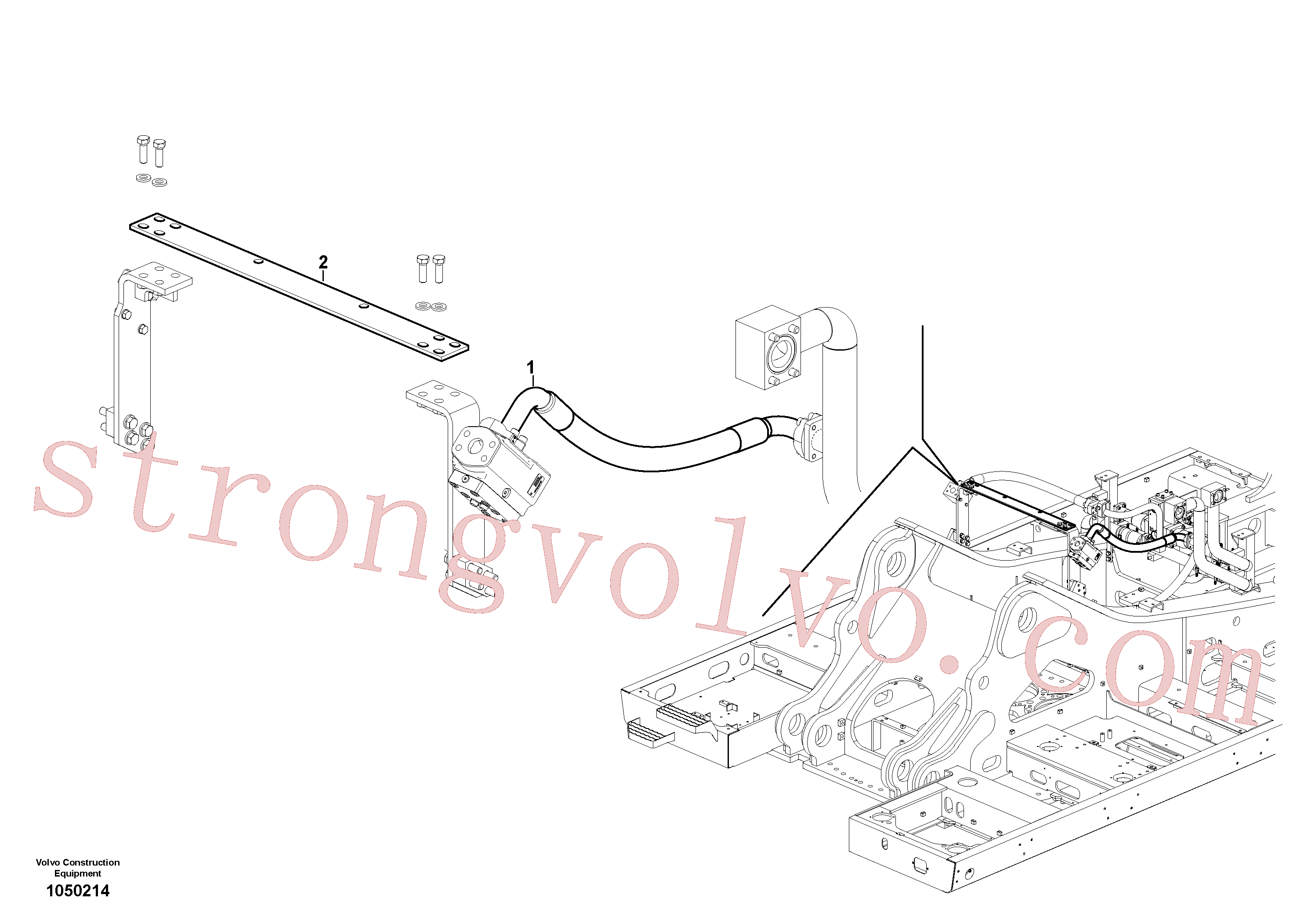 China Made VOE14679827 Rockmaster/2SN Volvo Acessórios para escavadeira
