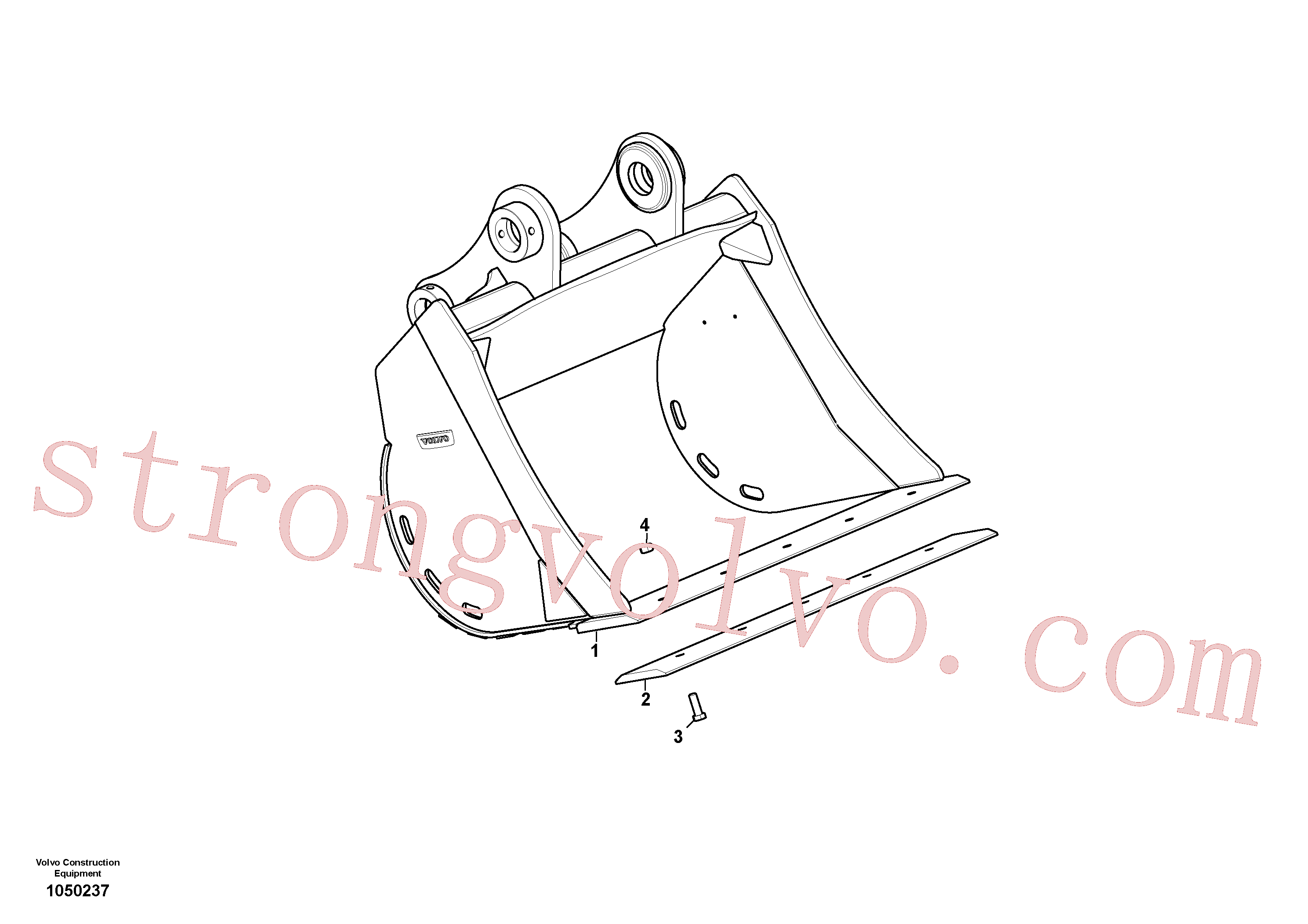 China Made VOE983372 Hexagon screw Volvo Acessórios para escavadeira