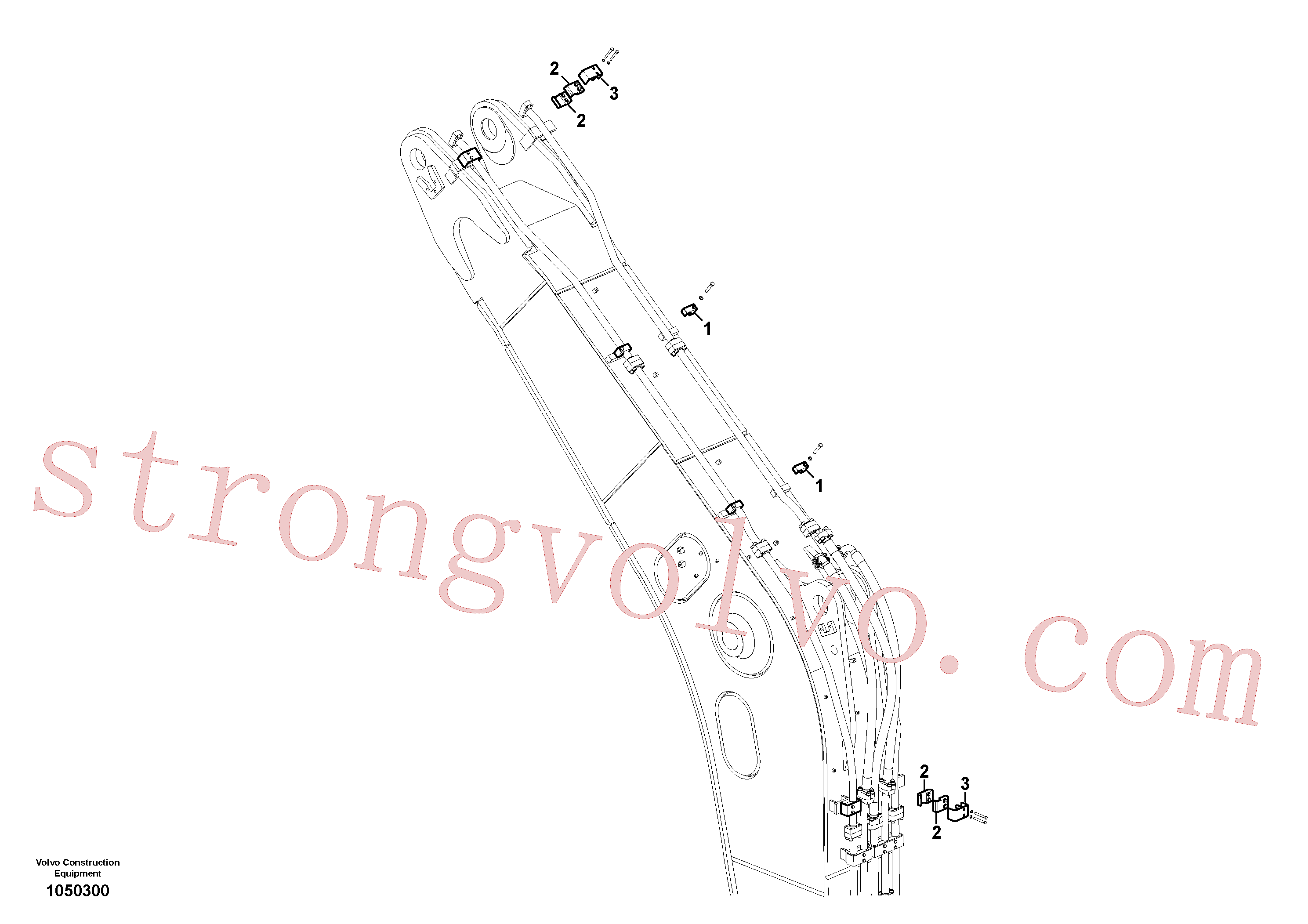VOE14712883 Braçadeira Volvo escavadeira