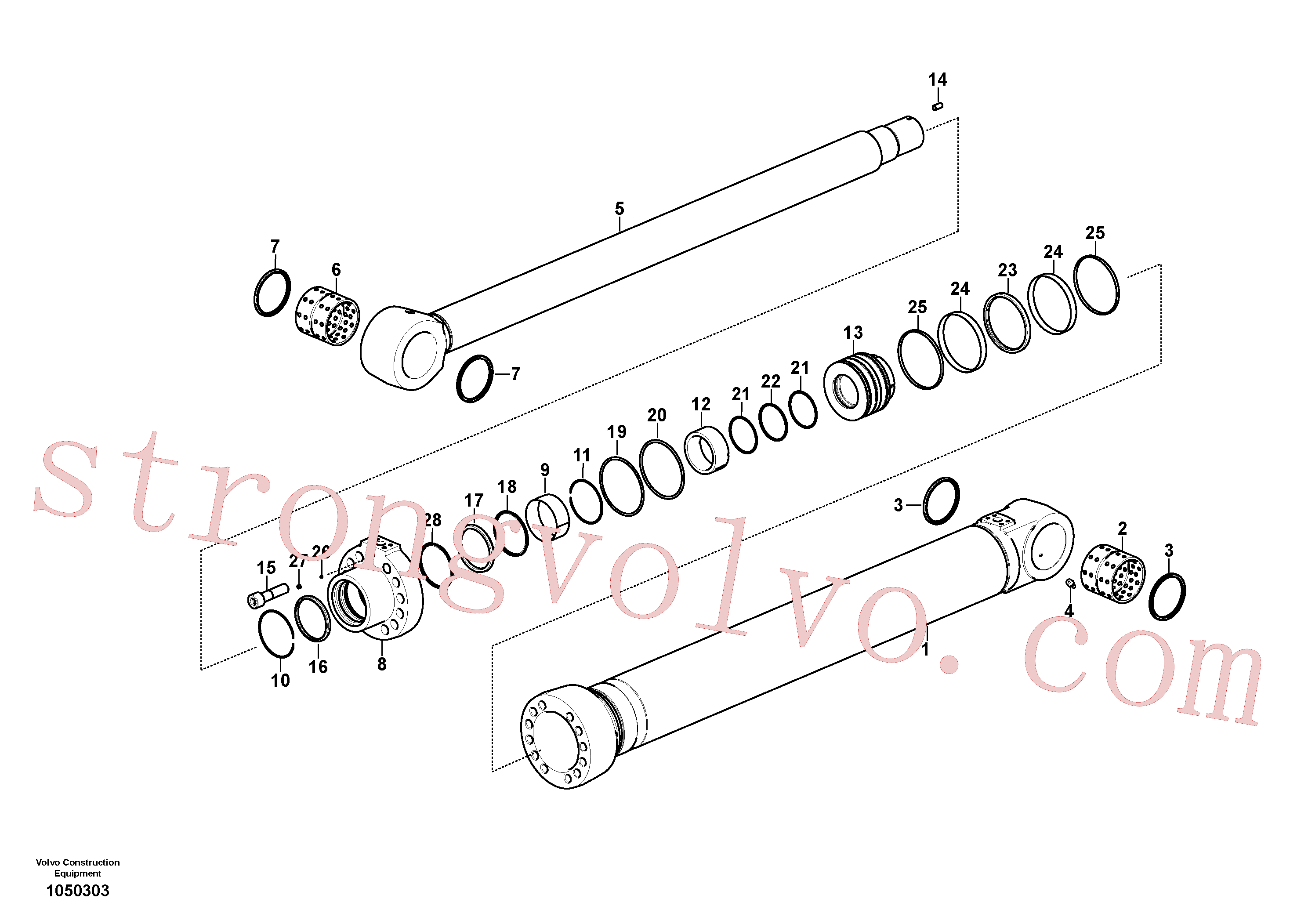 Atacado VOE14588978 Bucha Volvo escavadeira