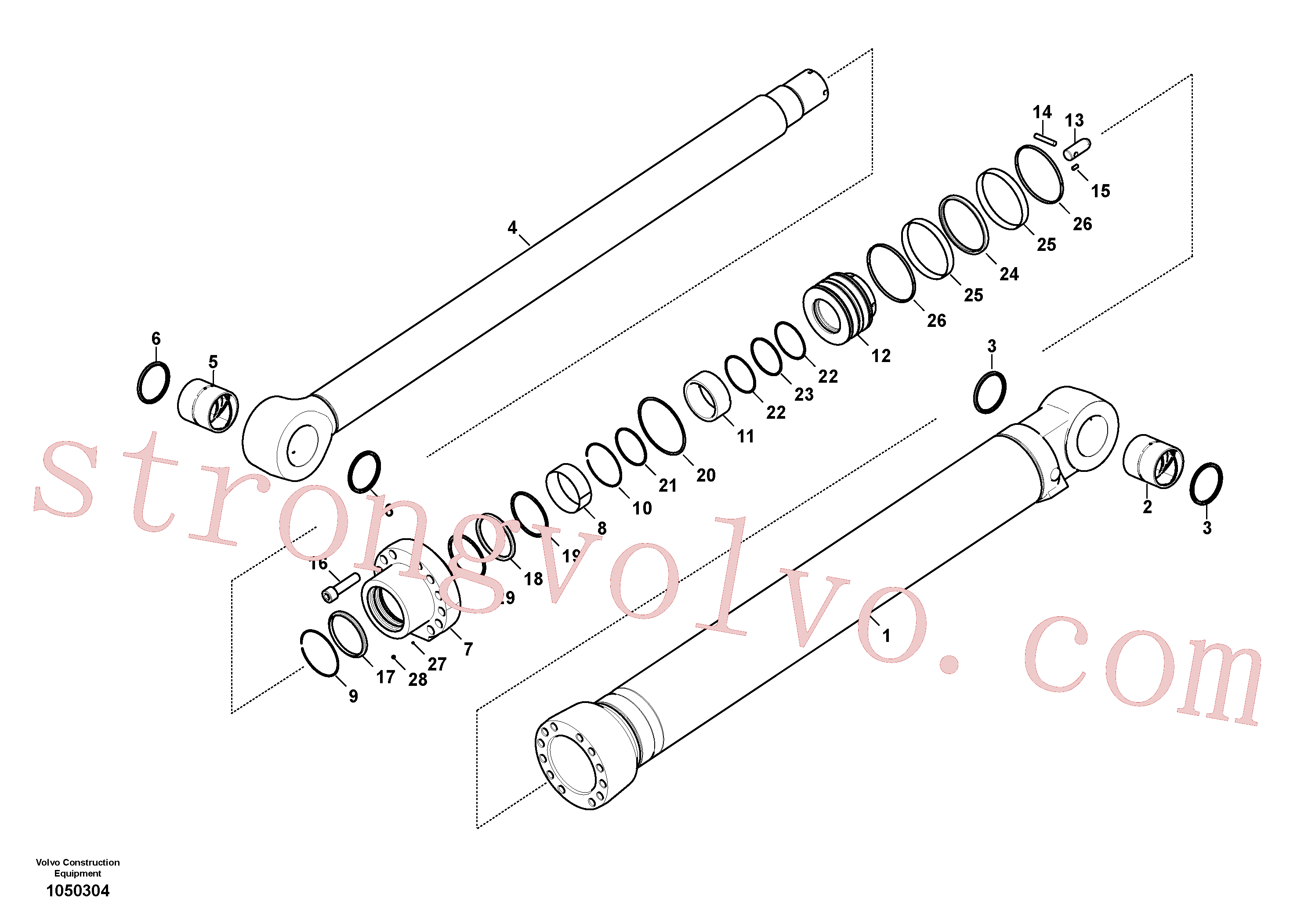 China Made VOE14596544 Assento Volvo Acessórios para escavadeira