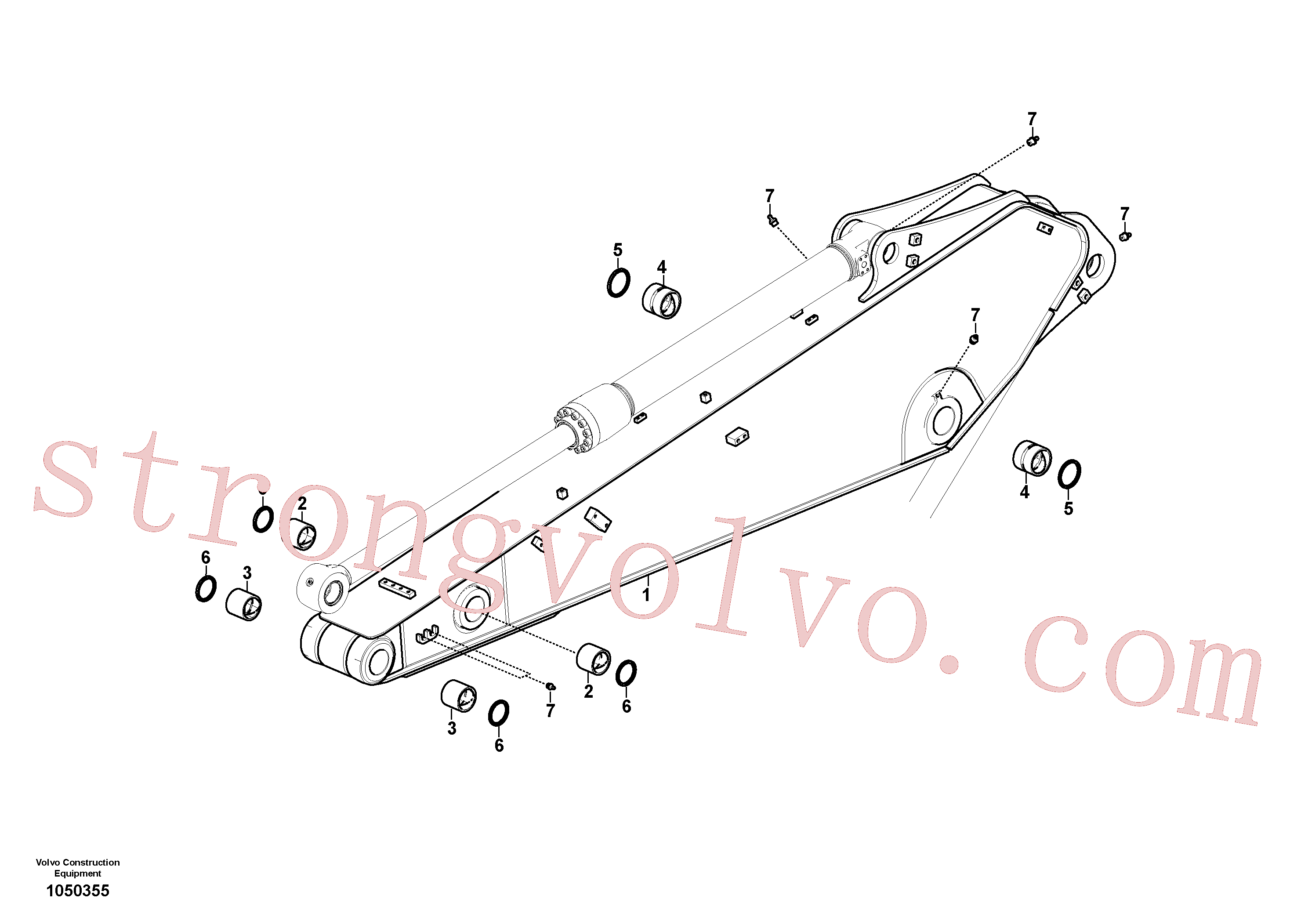 Volvo VOE14515414 Bucha Volvo Acessórios para escavadeira