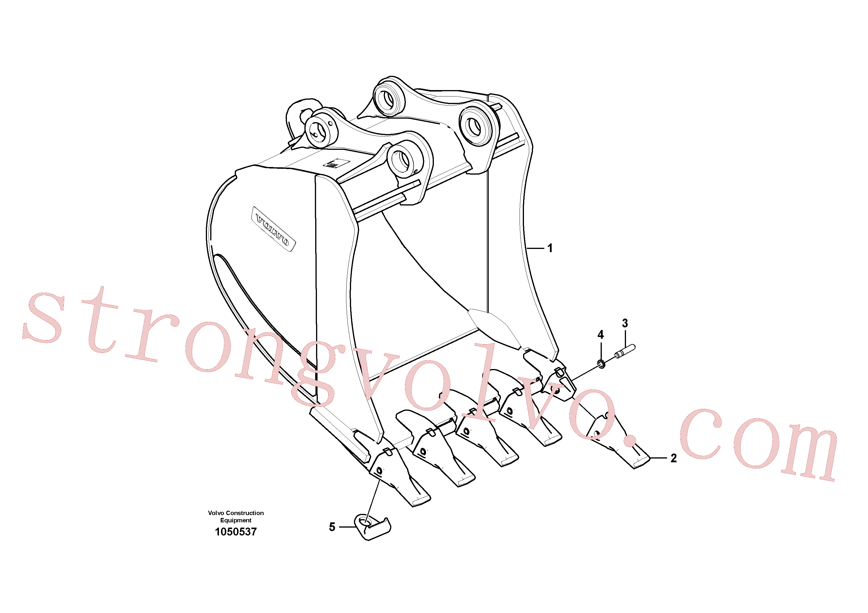Atacado VOE14644643 Caçamba normal Volvo escavadeira