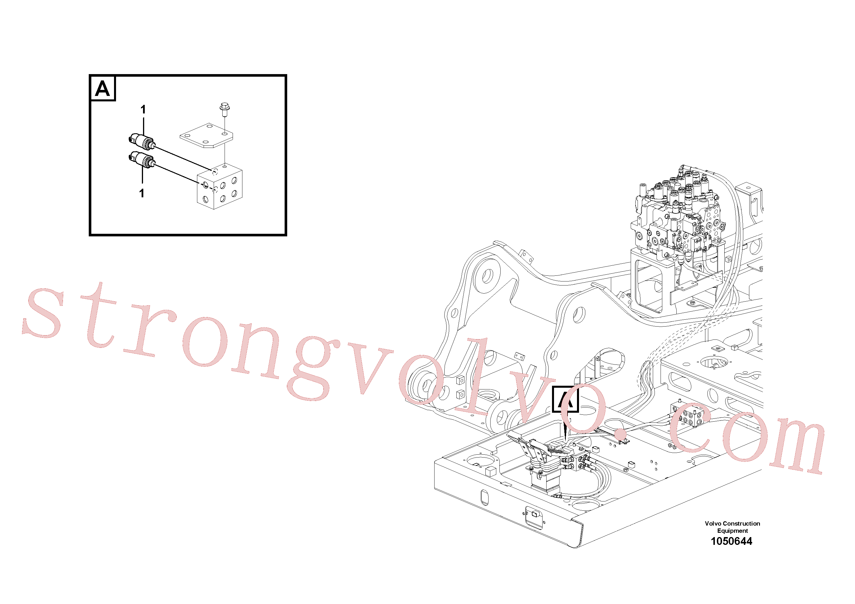 VOE17203744 Volvo Sensor eléctrico(1050644 Montagem)