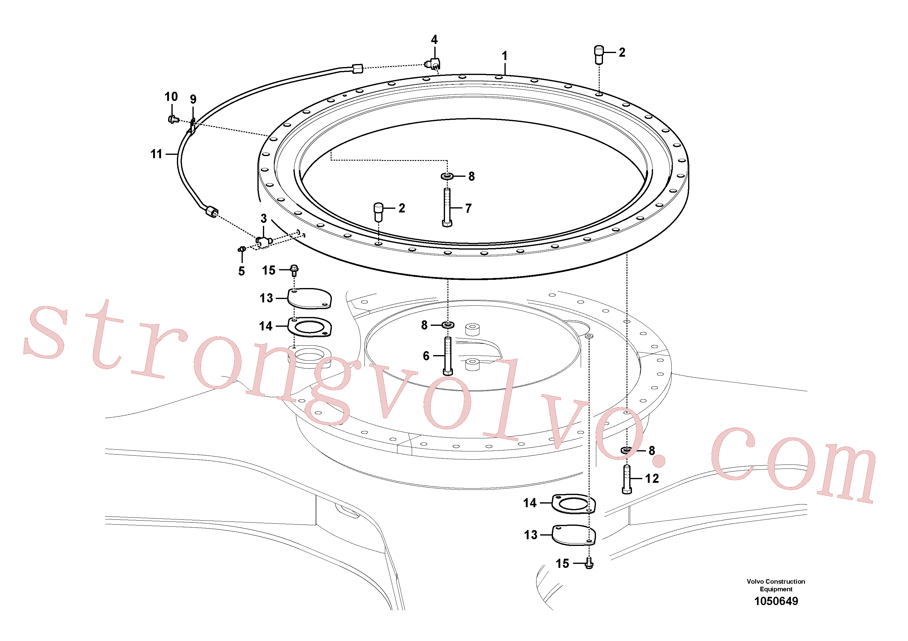 Volvo Acessórios para escavadeira VOE14647522 Swing gear Acessórios
