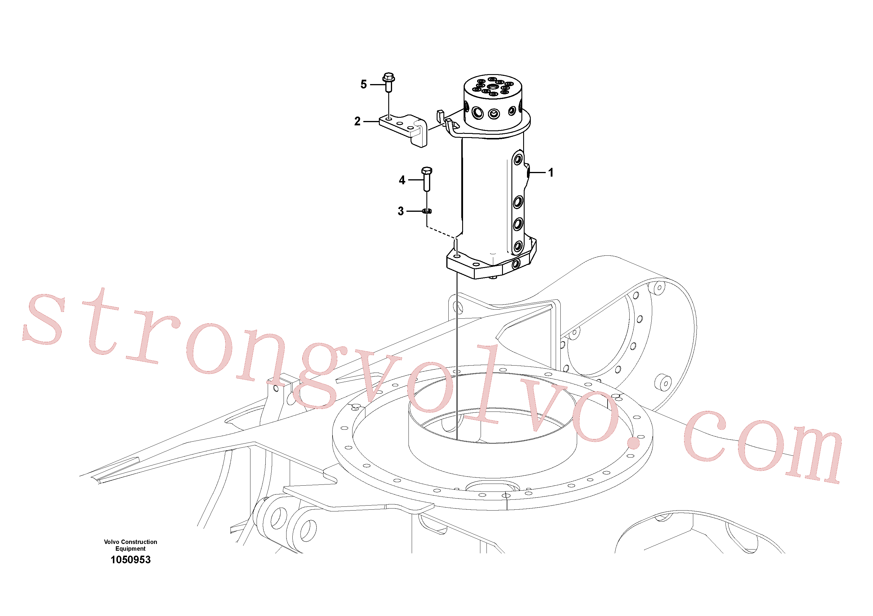 China Made VOE14719523 Joint Volvo Acessórios para escavadeira