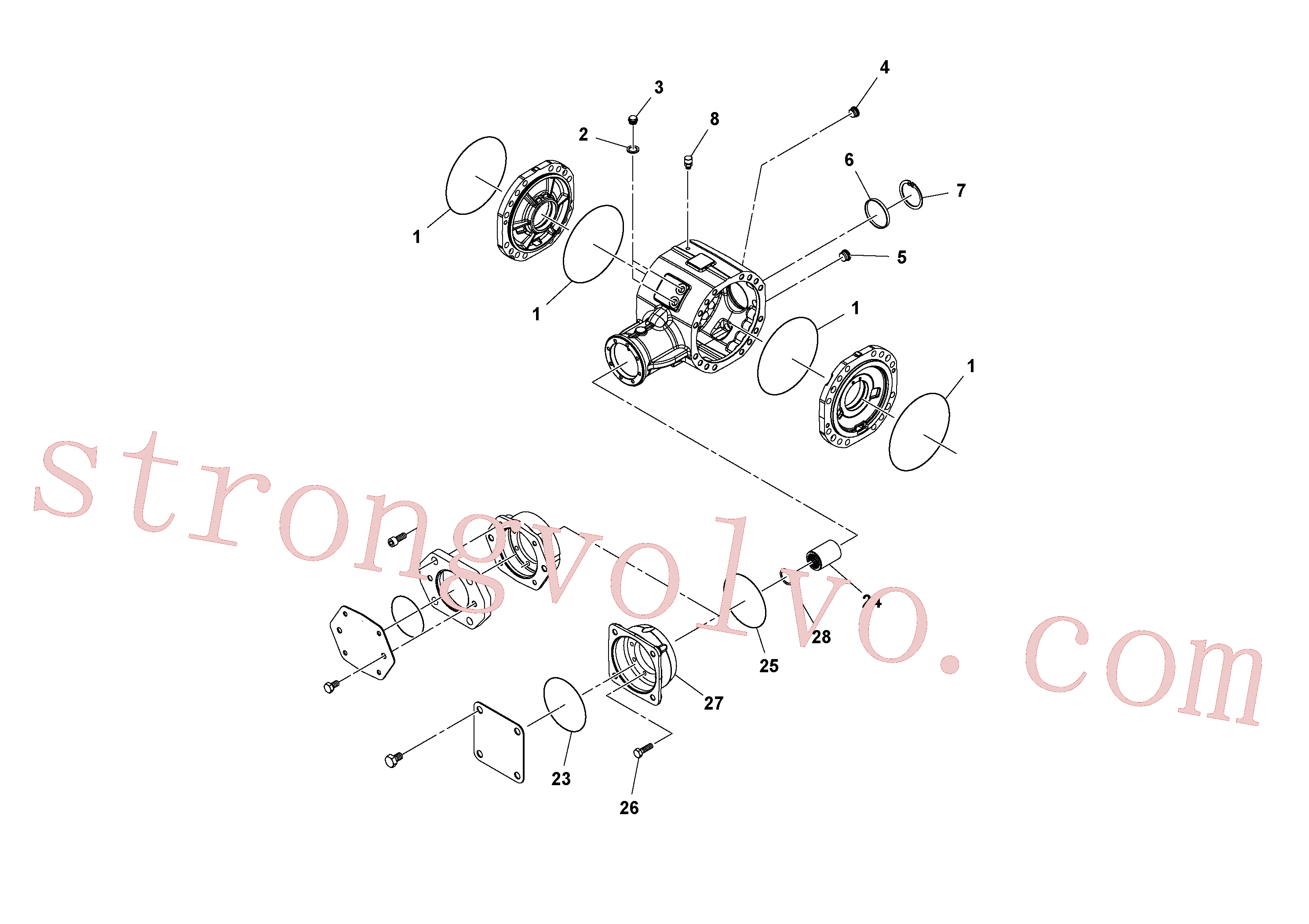 RM13494166 Volvo Eixo(1051262 Montagem)