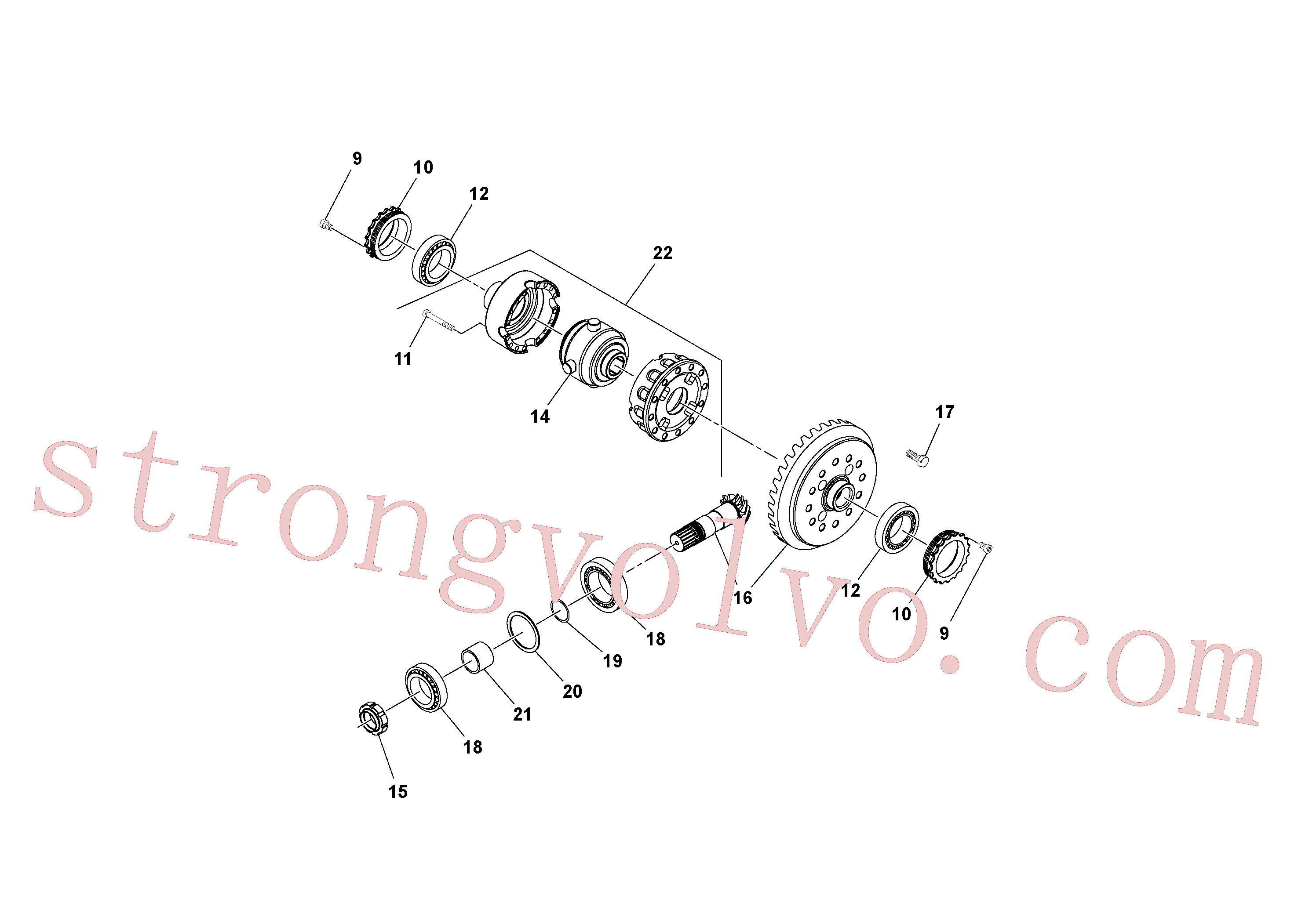 RM13494182 Volvo Eixo(1051263 Montagem)
