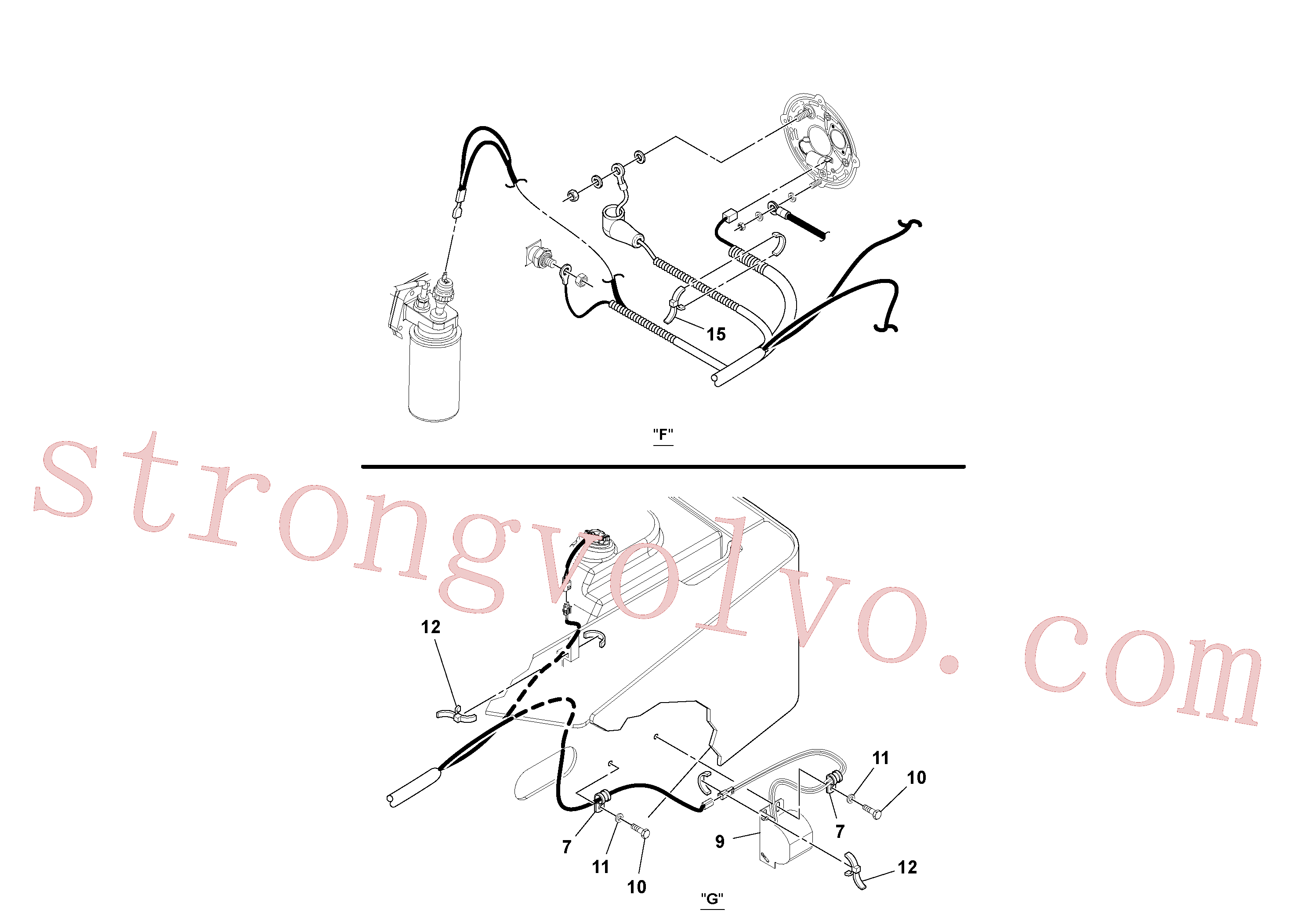RM96712674 Volvo Instalação eléctrica, Instalação de cablagem(1051304 Montagem)