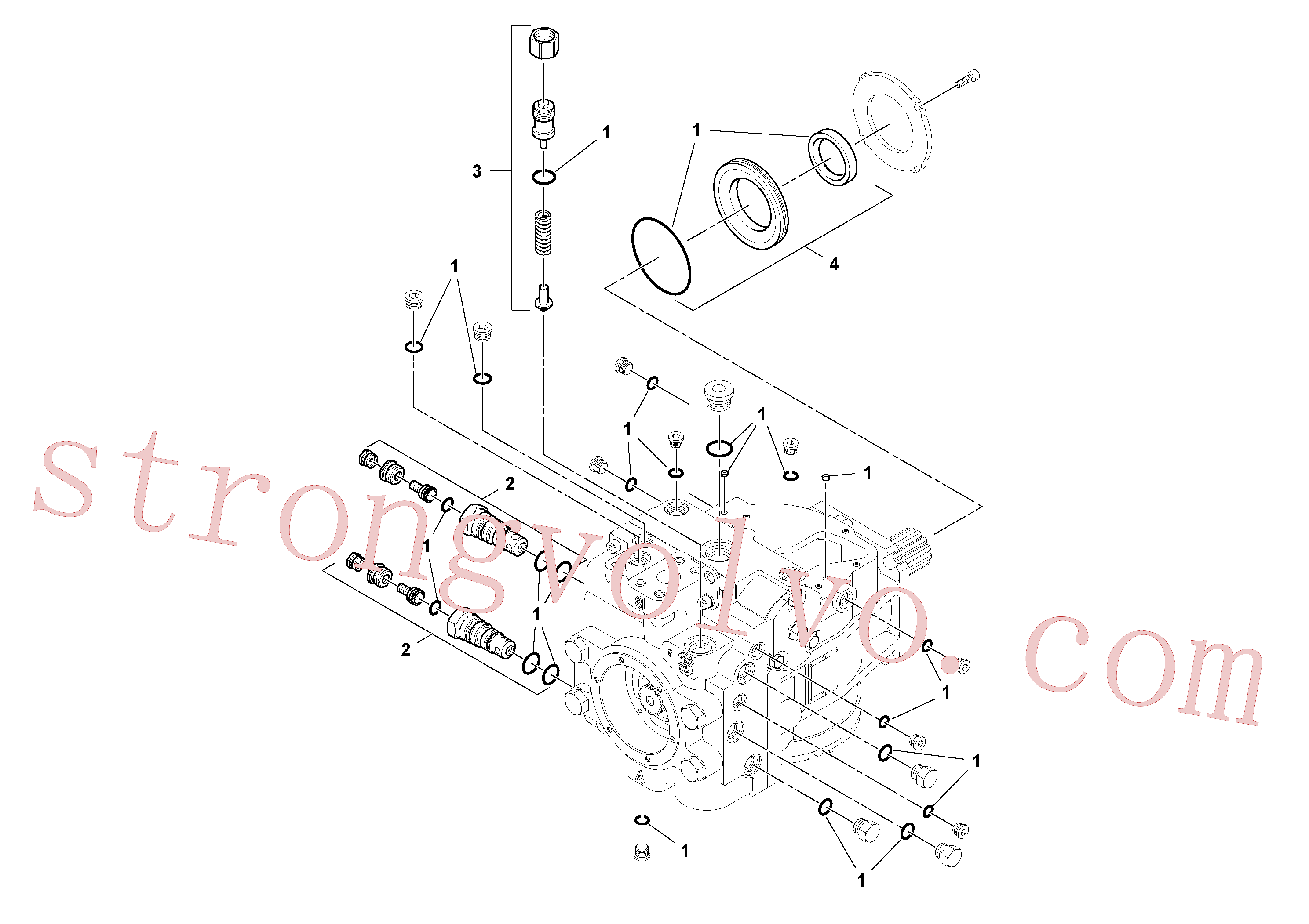 RM59360735 Volvo Bomba de propulsão(1051320 Montagem)