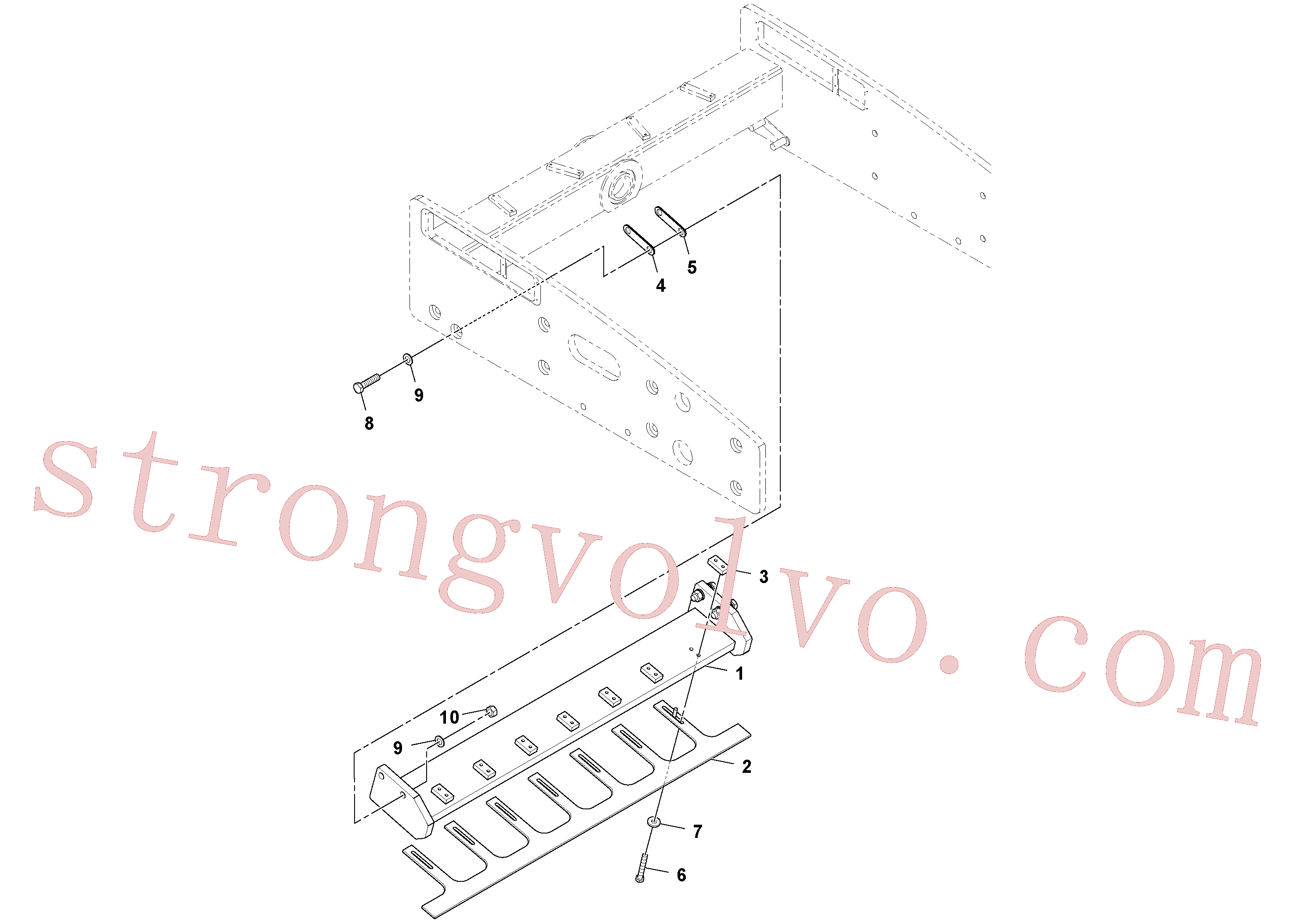 Atacado RM96716345 Arruela simples Volvo escavadeira