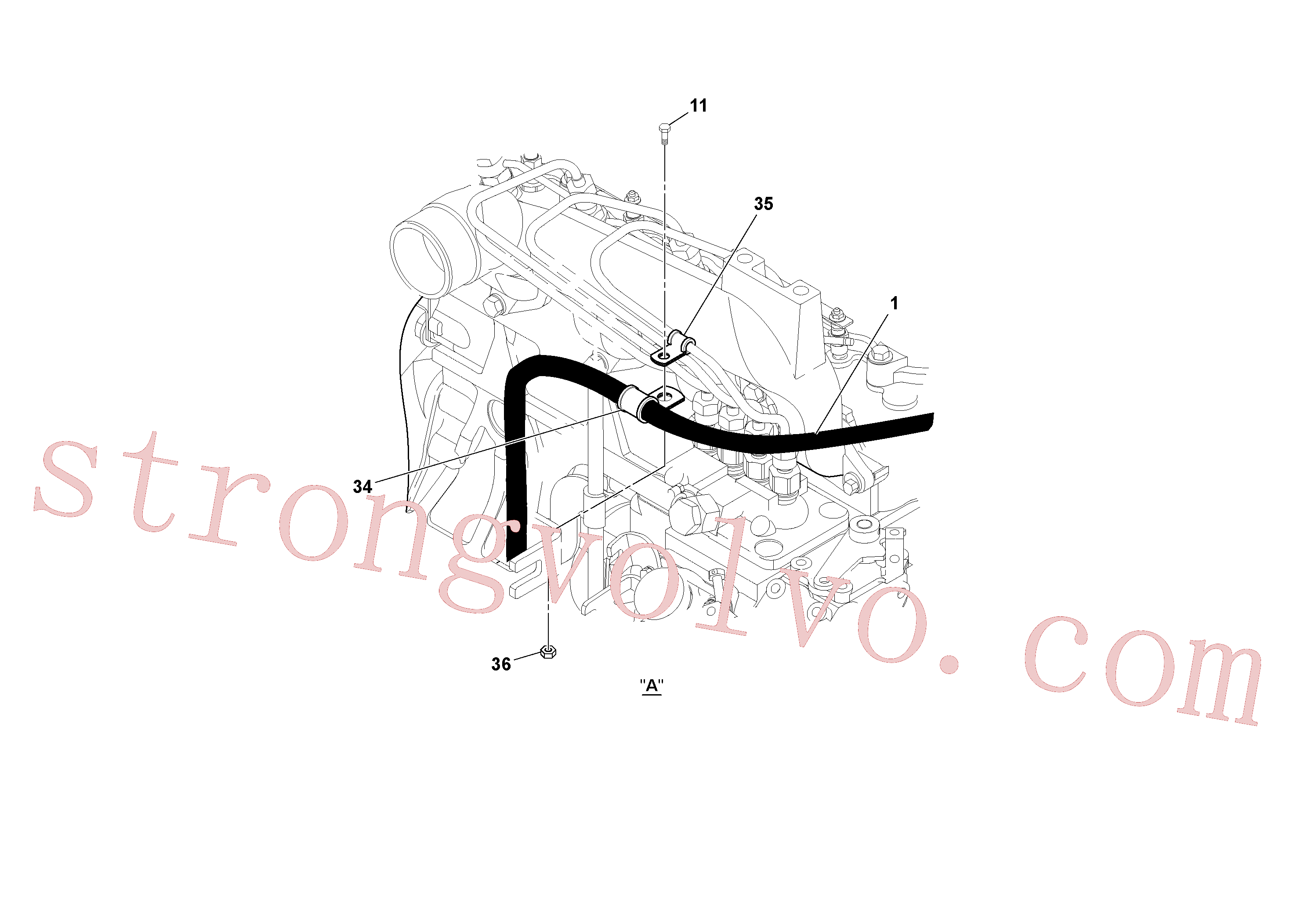 RM96734272 Volvo Instalação de cablagem(1051383 Montagem)