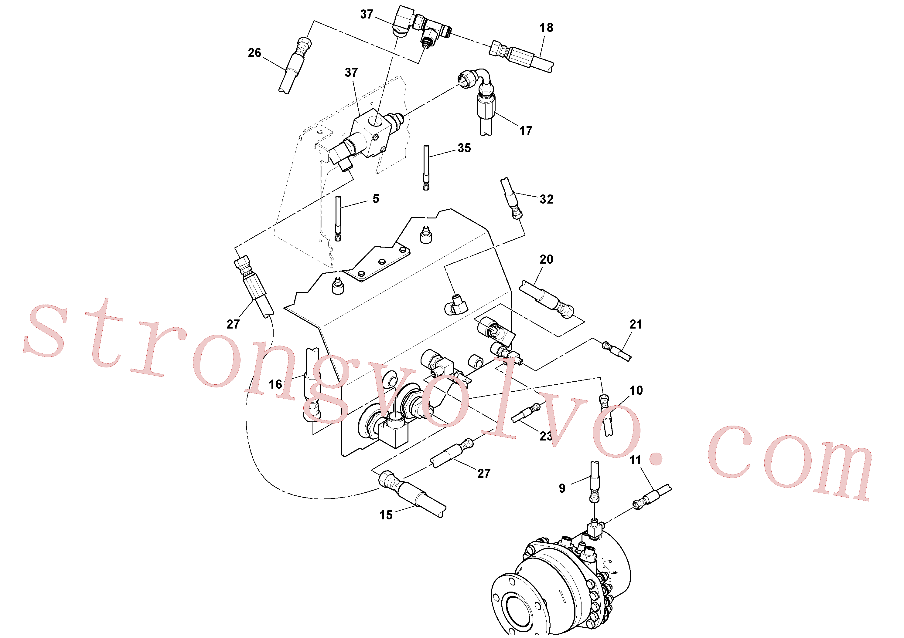 Volvo RM59884494 Rockmaster/1SC Volvo Acessórios para escavadeira